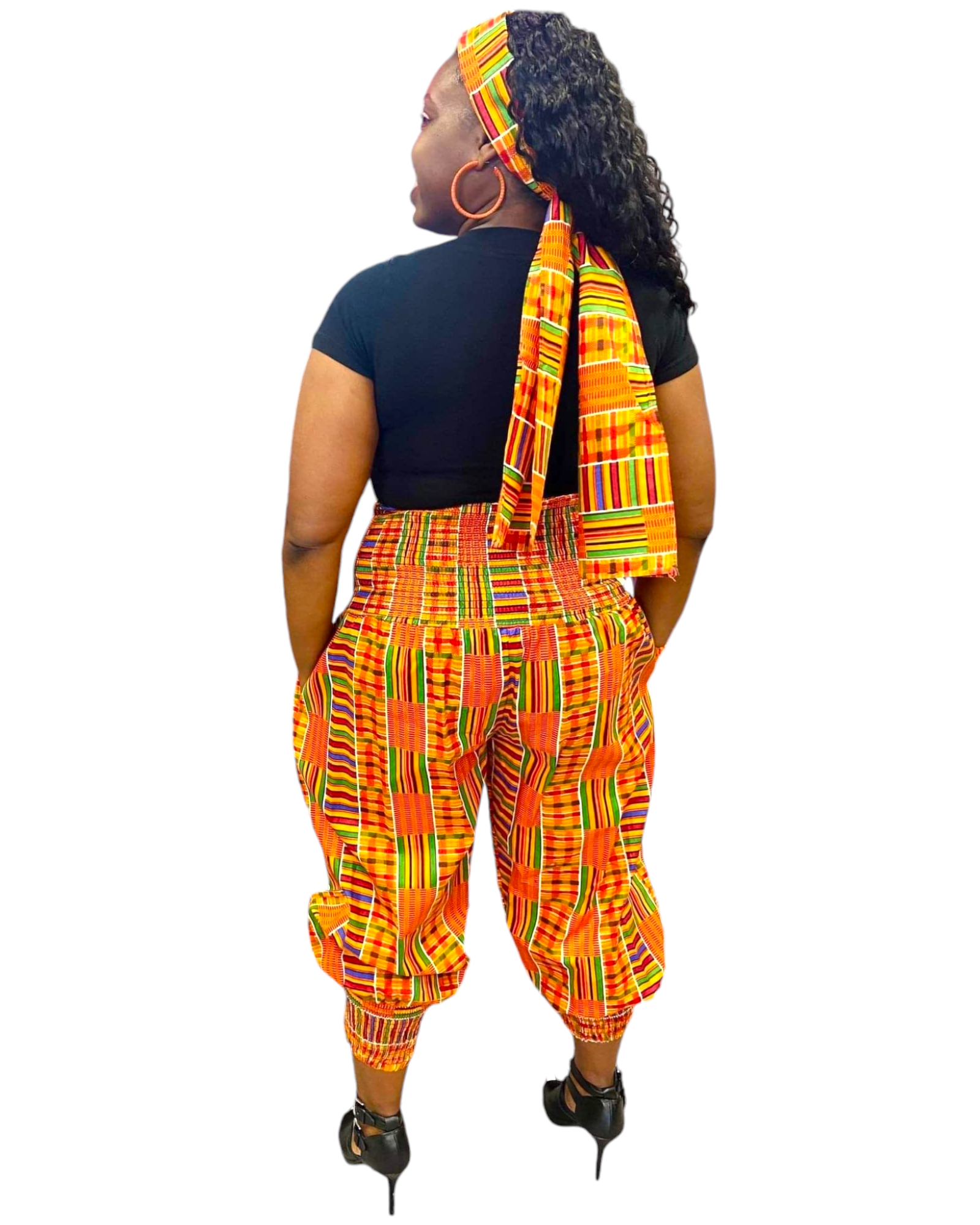 21 Women  Harem Pant-  Traditional Kente