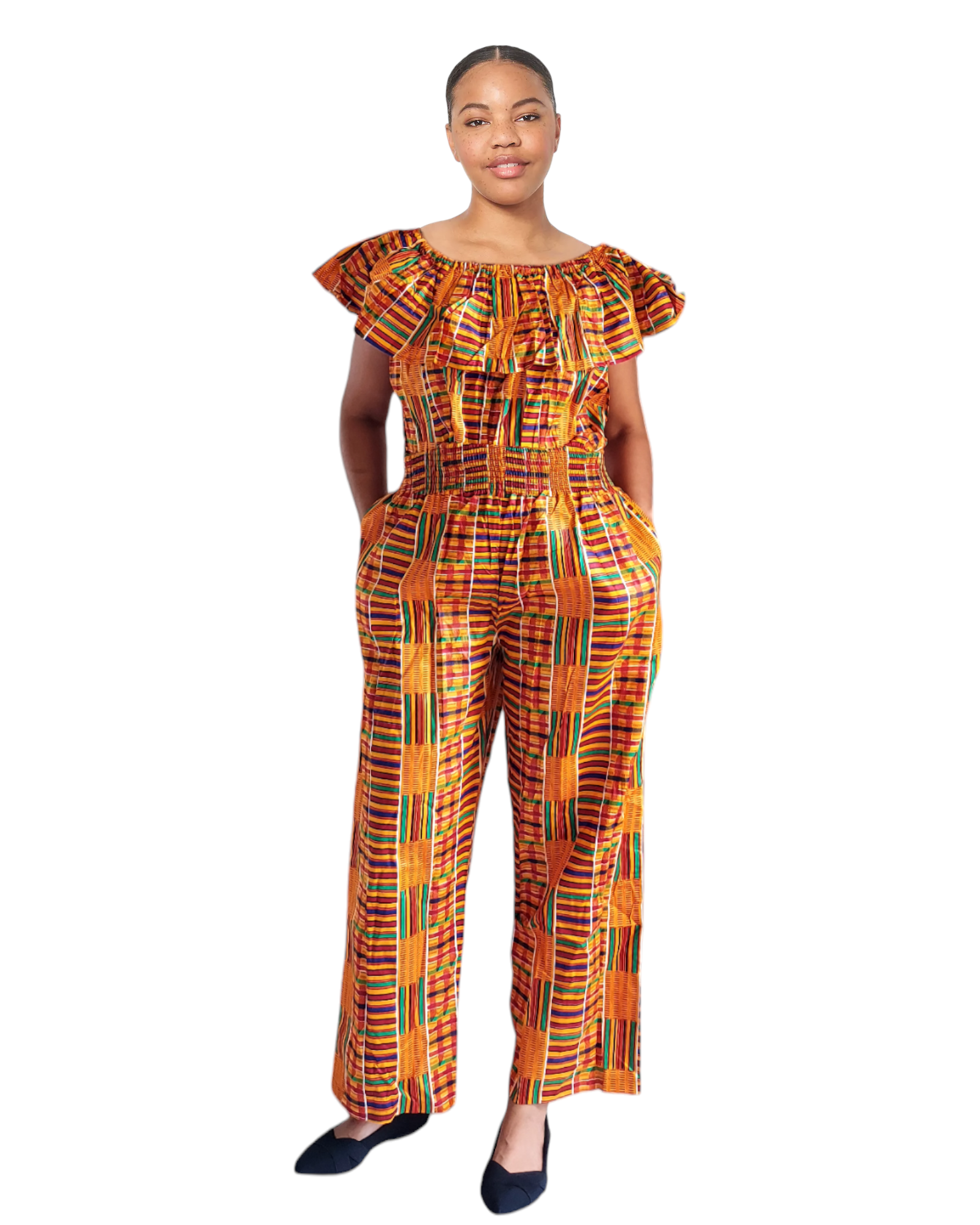 317- Women Kente Romper