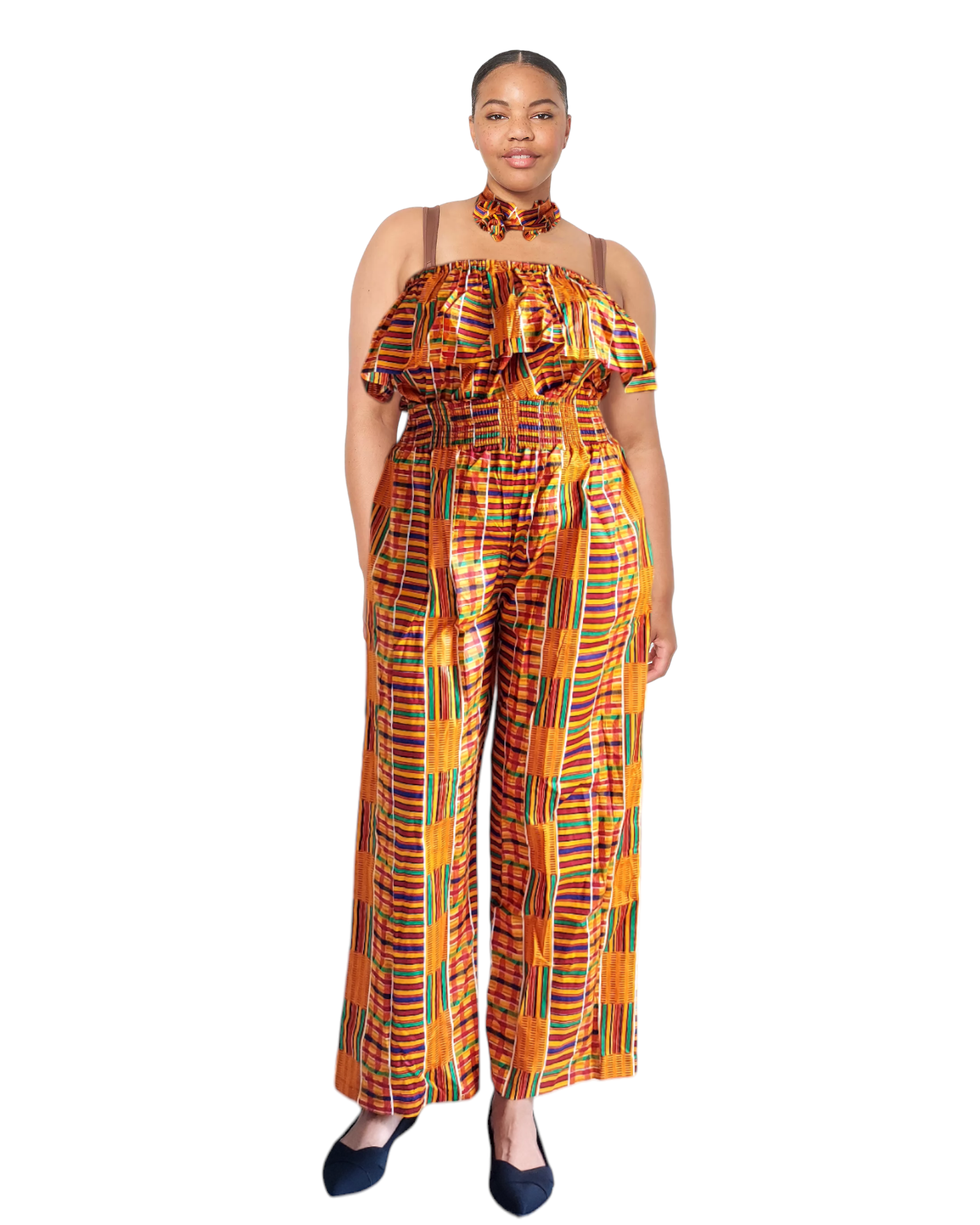 317- Women Kente Romper