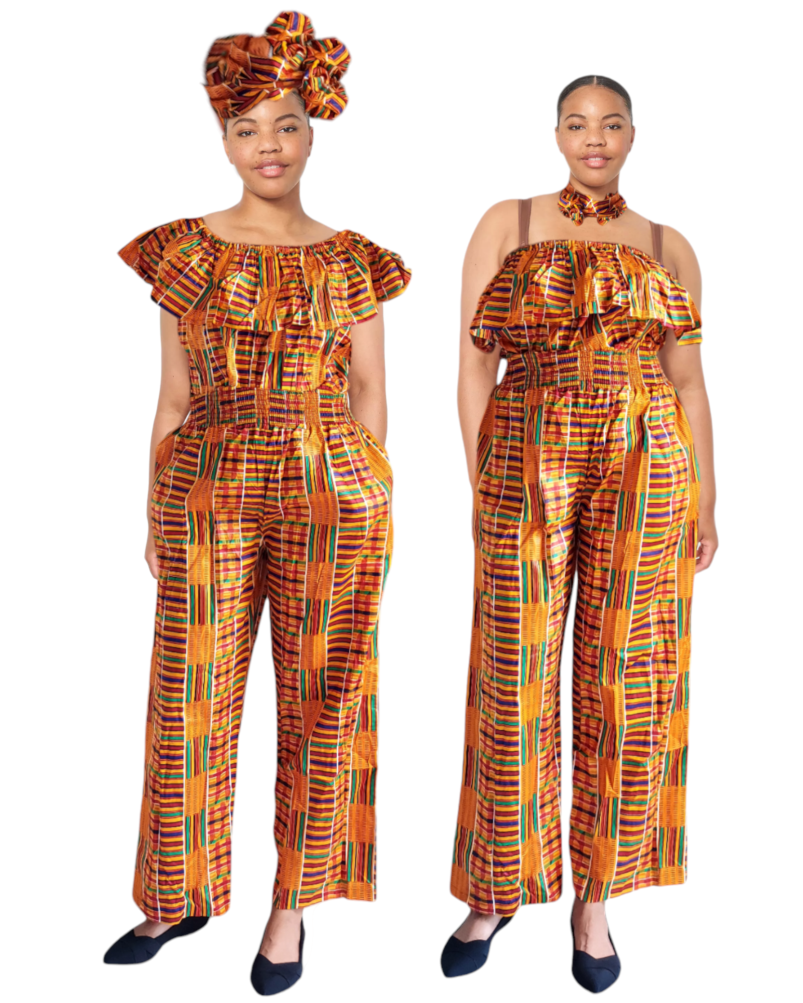 317- Women Kente Romper