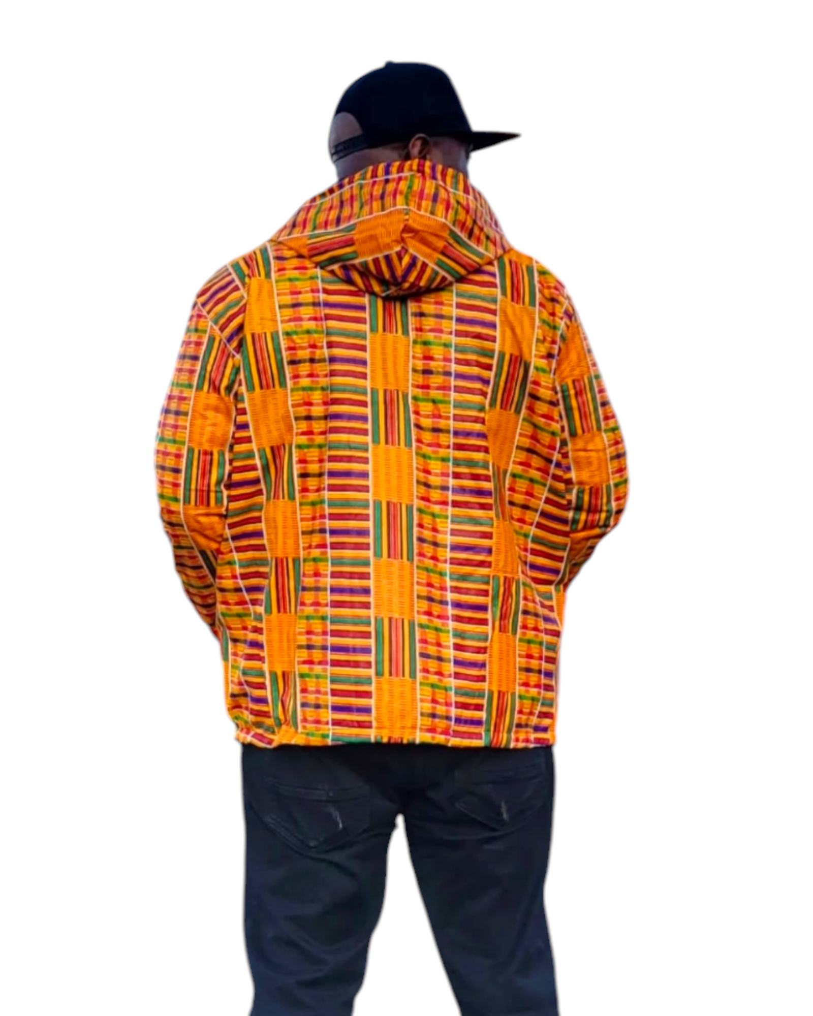 Kente Hooded Jacket / Unisex