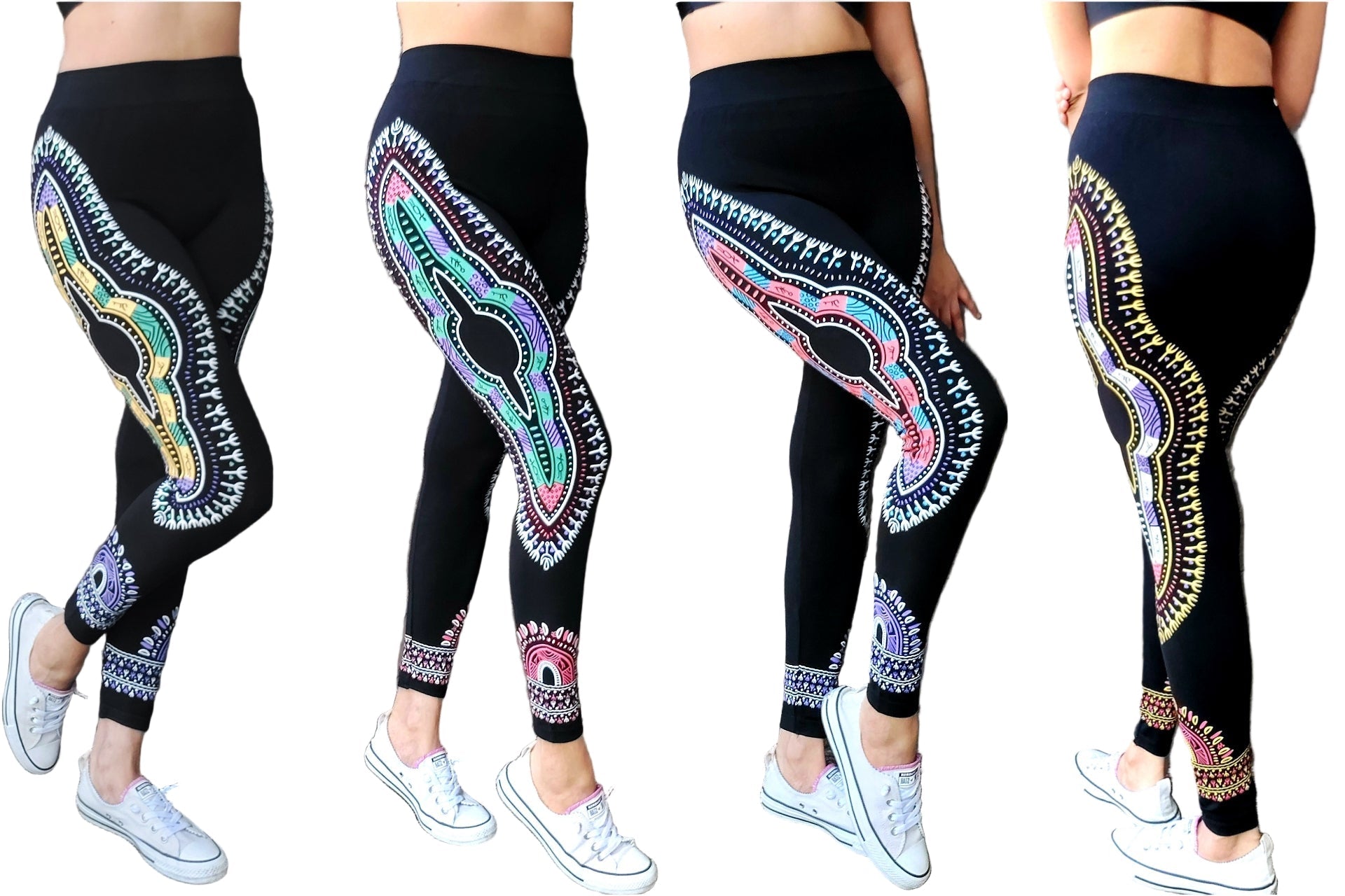 Long Legging /African Dashiki Print