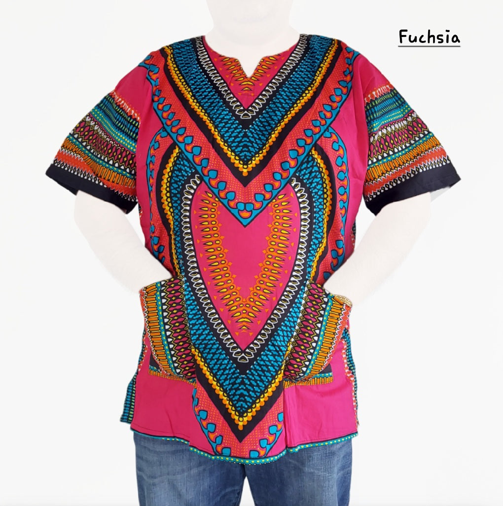 Unisex Heart Dashik Tunic