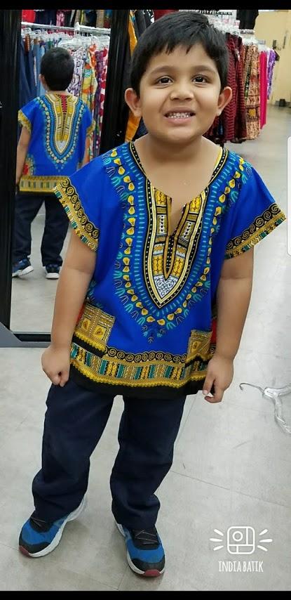 KIDS UNISEX DASHIKI TOP