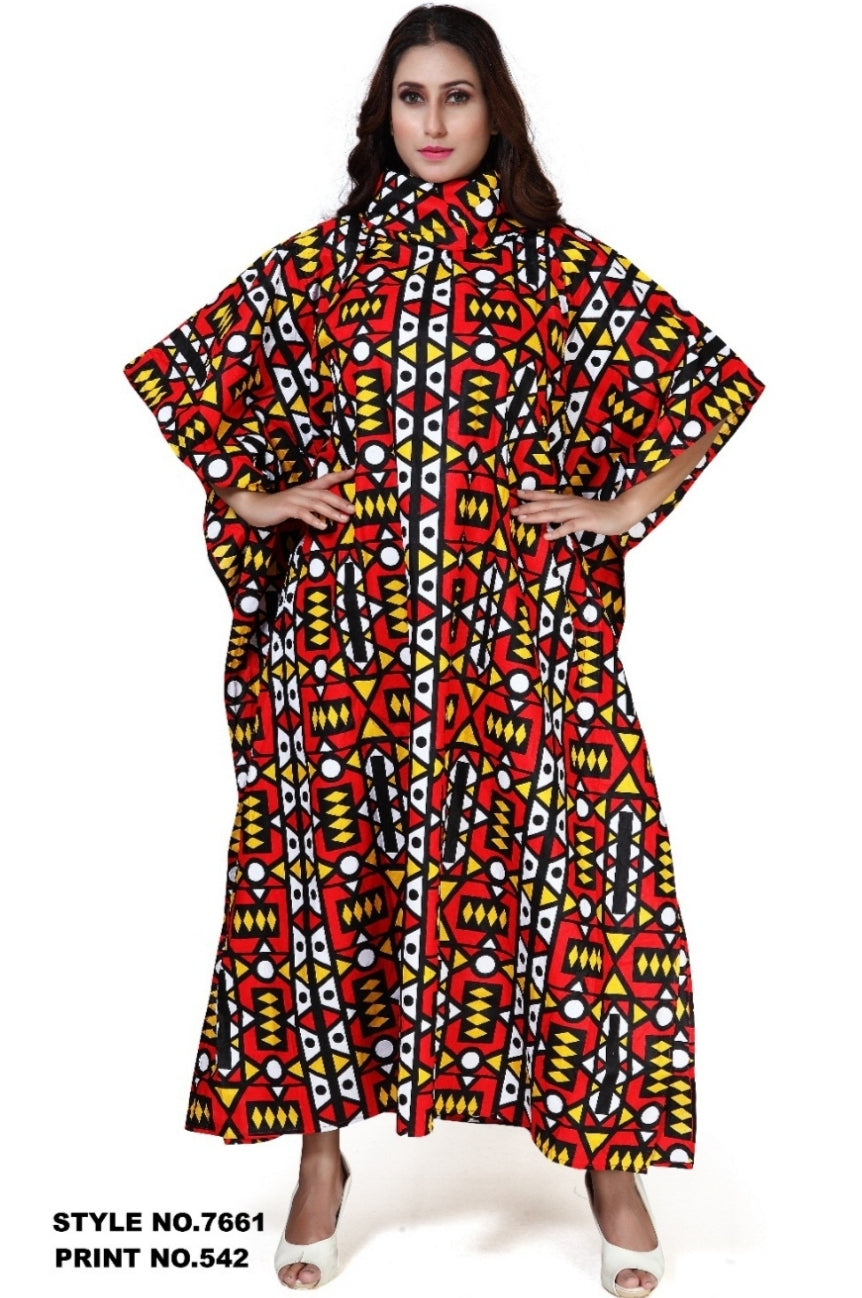 Kaftan Dress African Print -7661