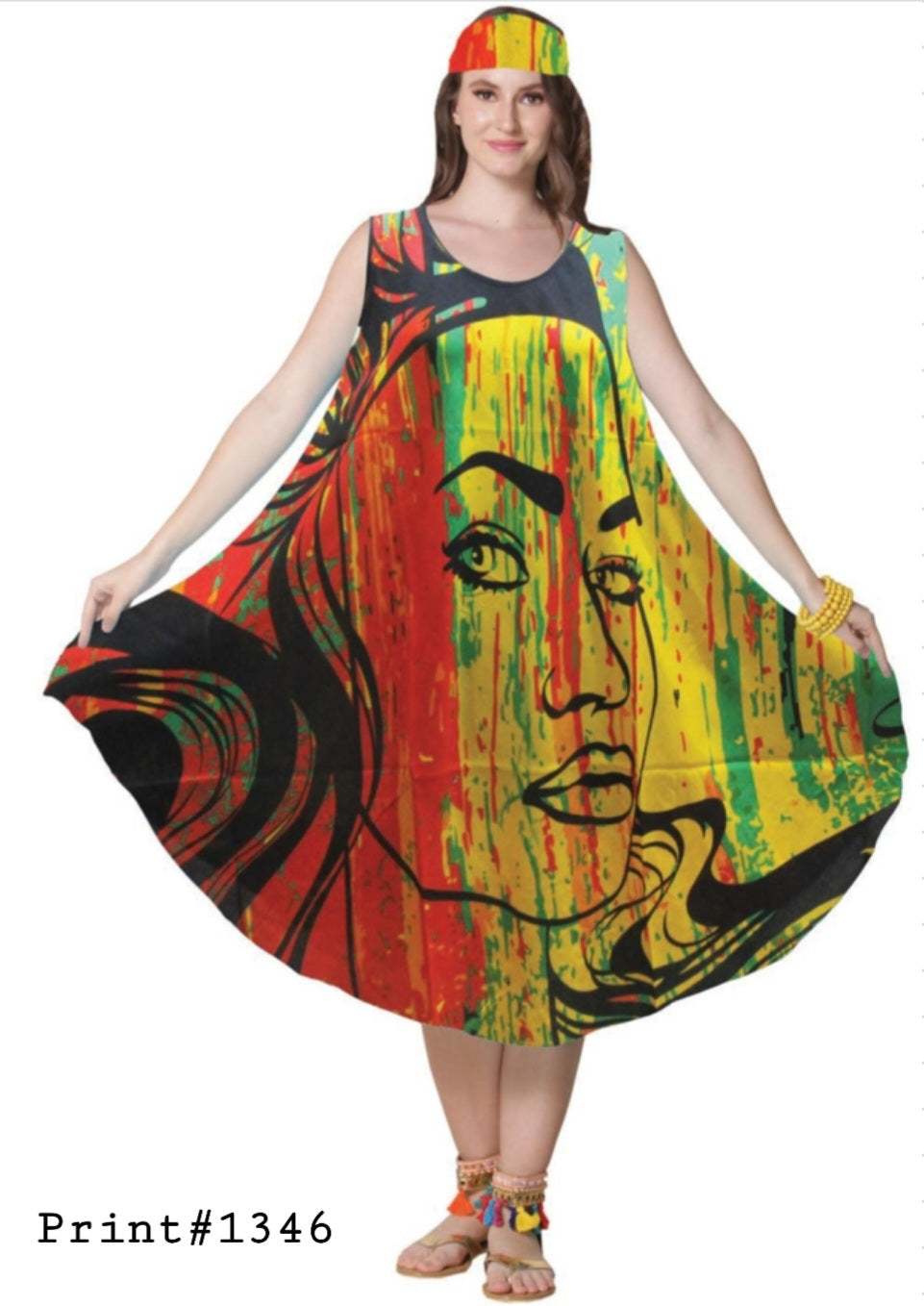 Umbrella Dress/Ethnic Sun Dress