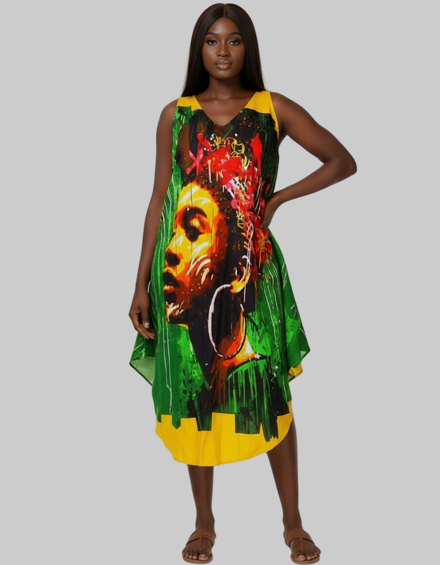 7036 Umbrella Dress/Ethnic Sun Dress