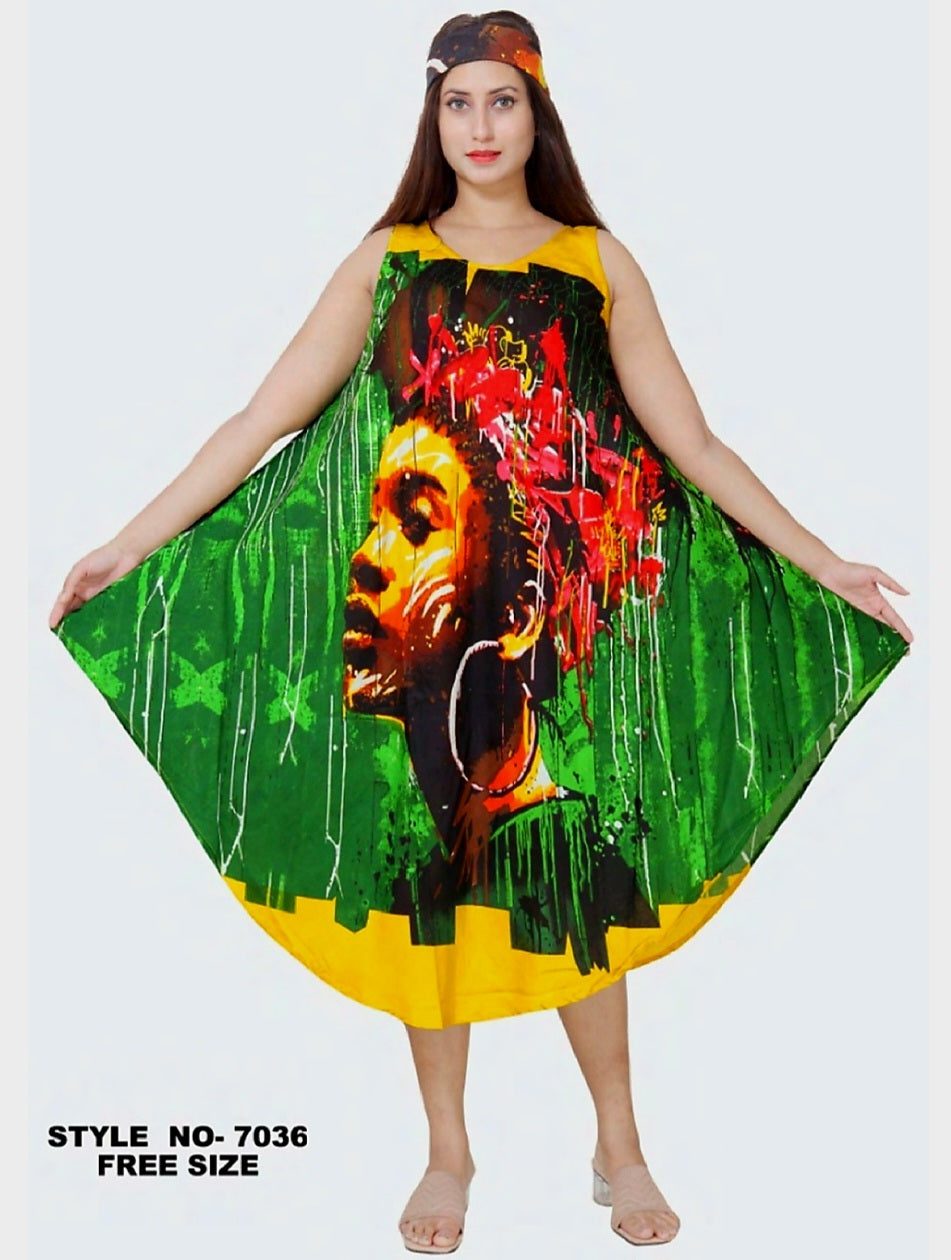 7036 Umbrella Dress/Ethnic Sun Dress