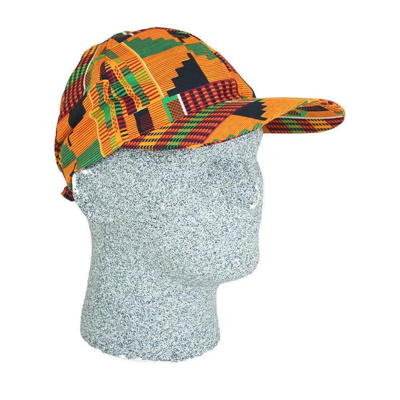 African Kente Print Baseball Cap/ Unisex