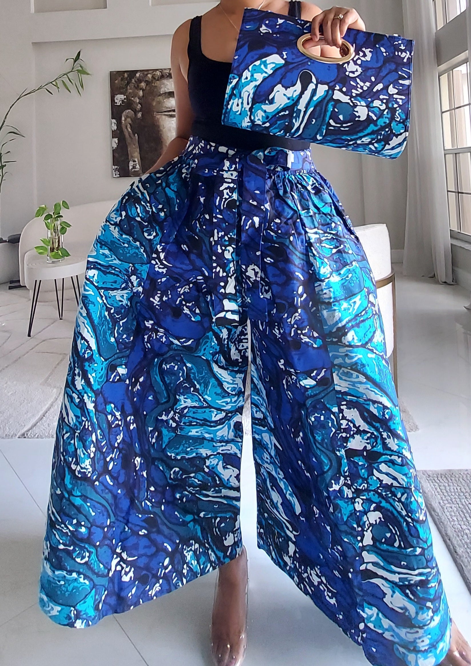 Combo palazzo Pant & Pocketbook Set  PS14 B