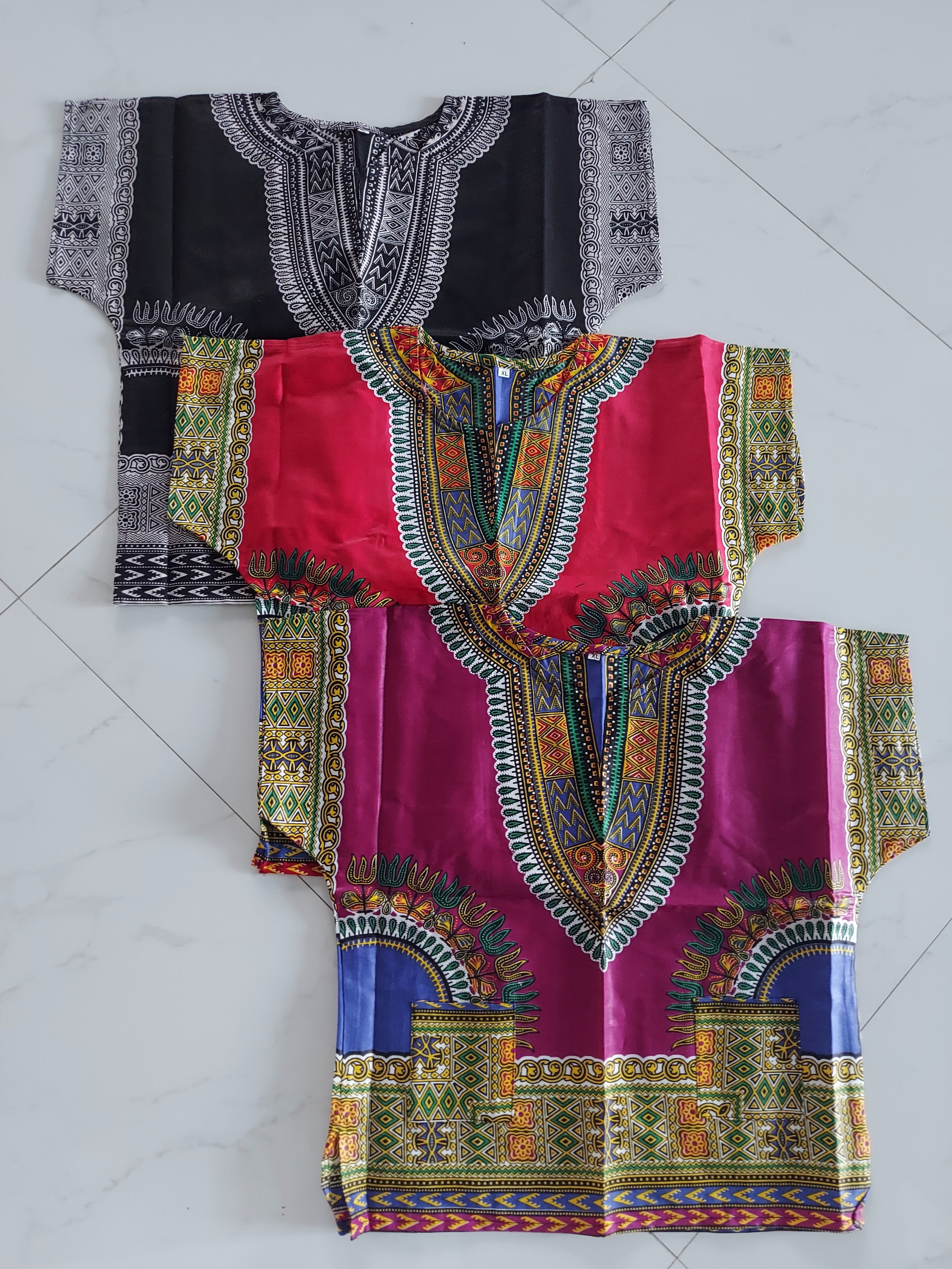 Kids Dashiki Tunic Top - Unisex
