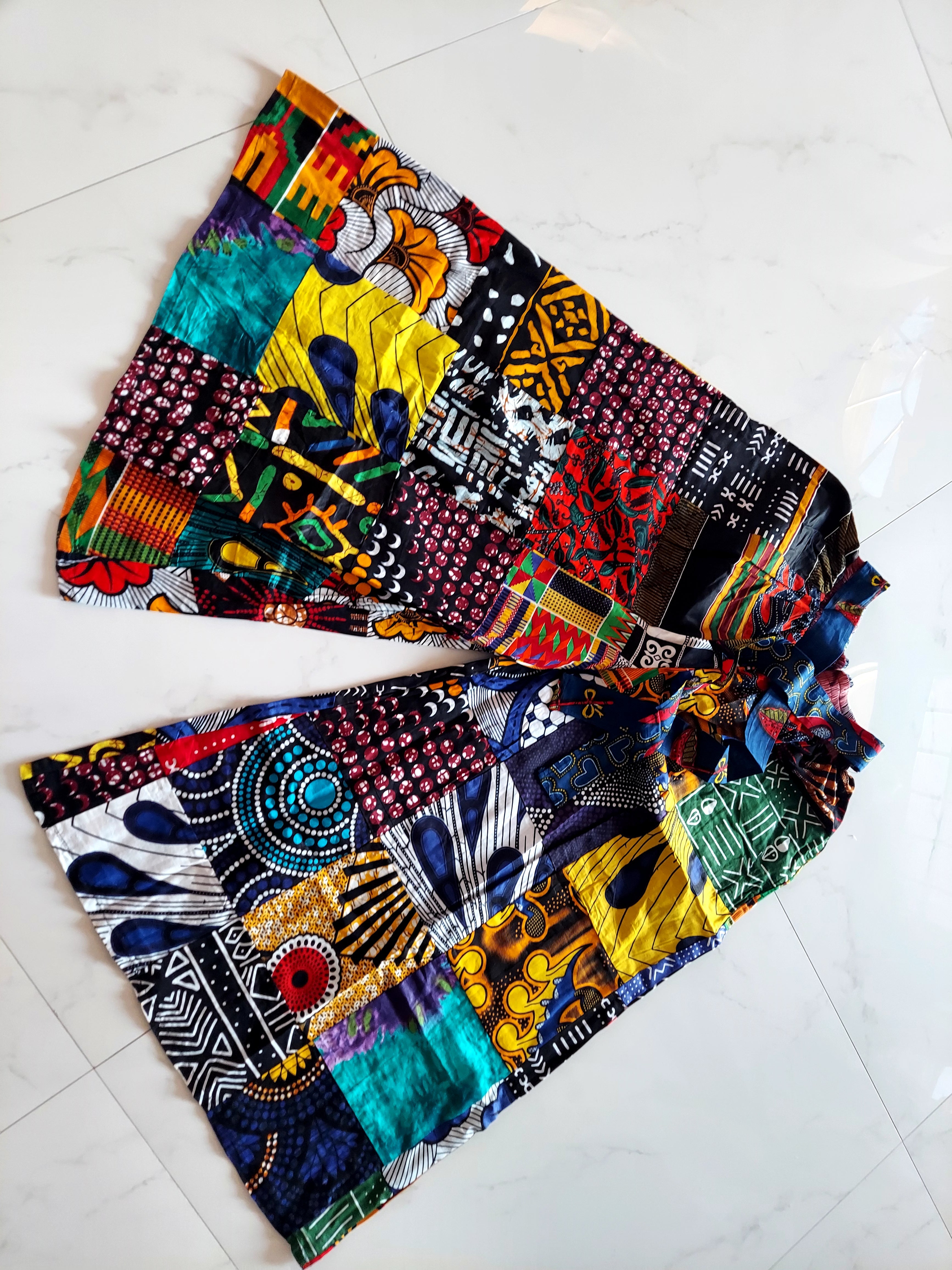 Palazzo Pant Multi Color Patch PS13P