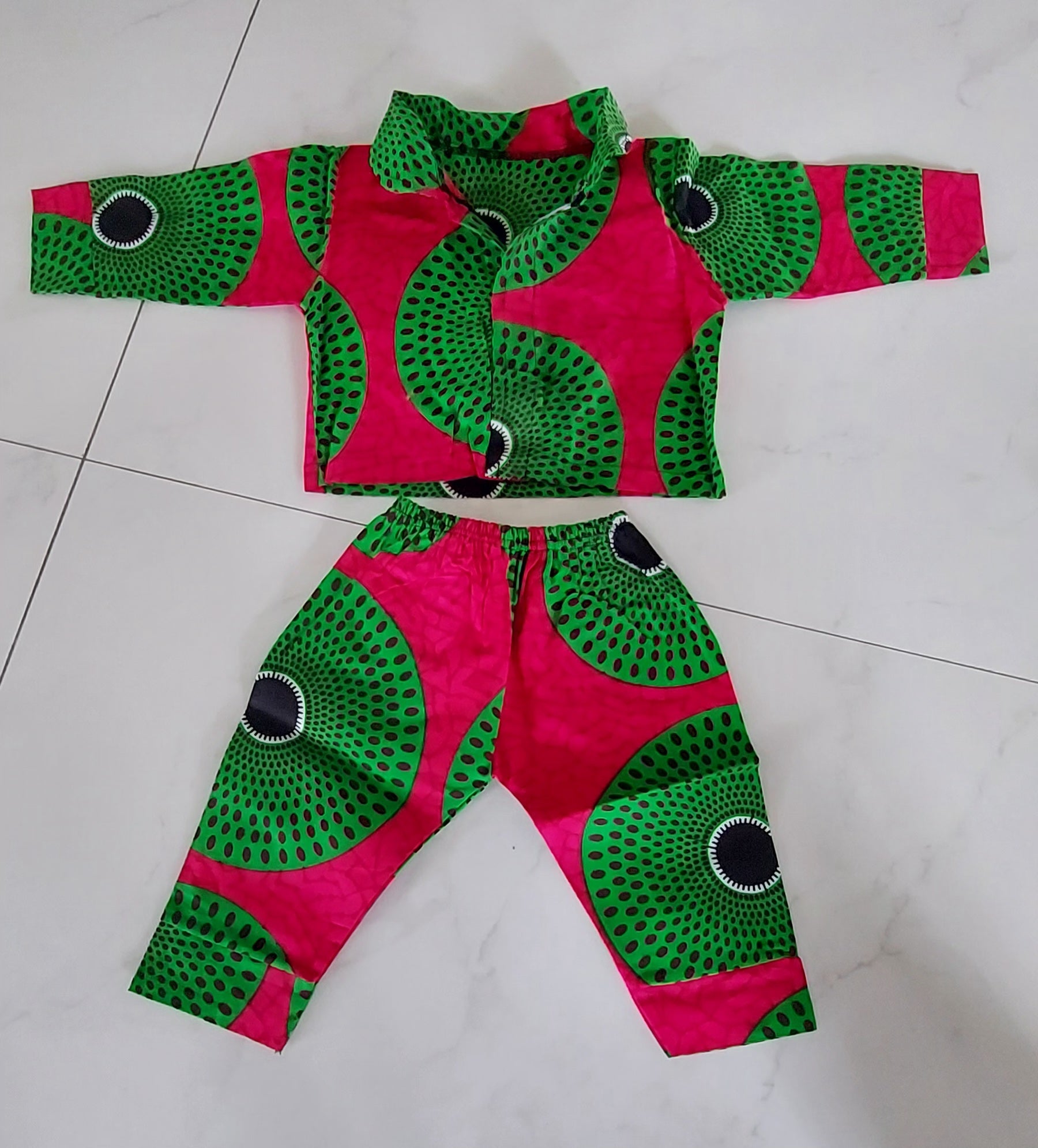 Infant 7-Piece Set Ankara African Print