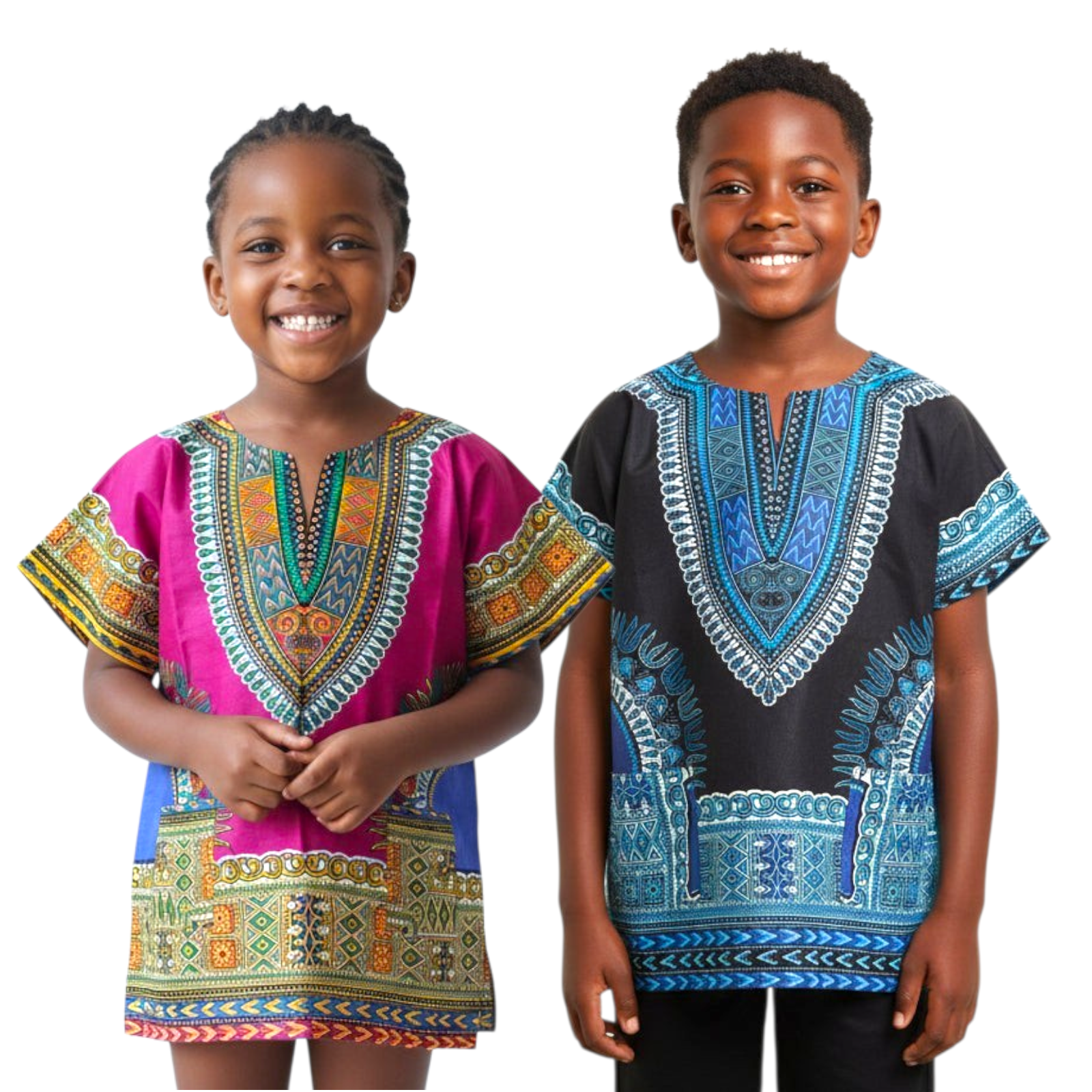 Kids Dashiki Tunic Top - Unisex