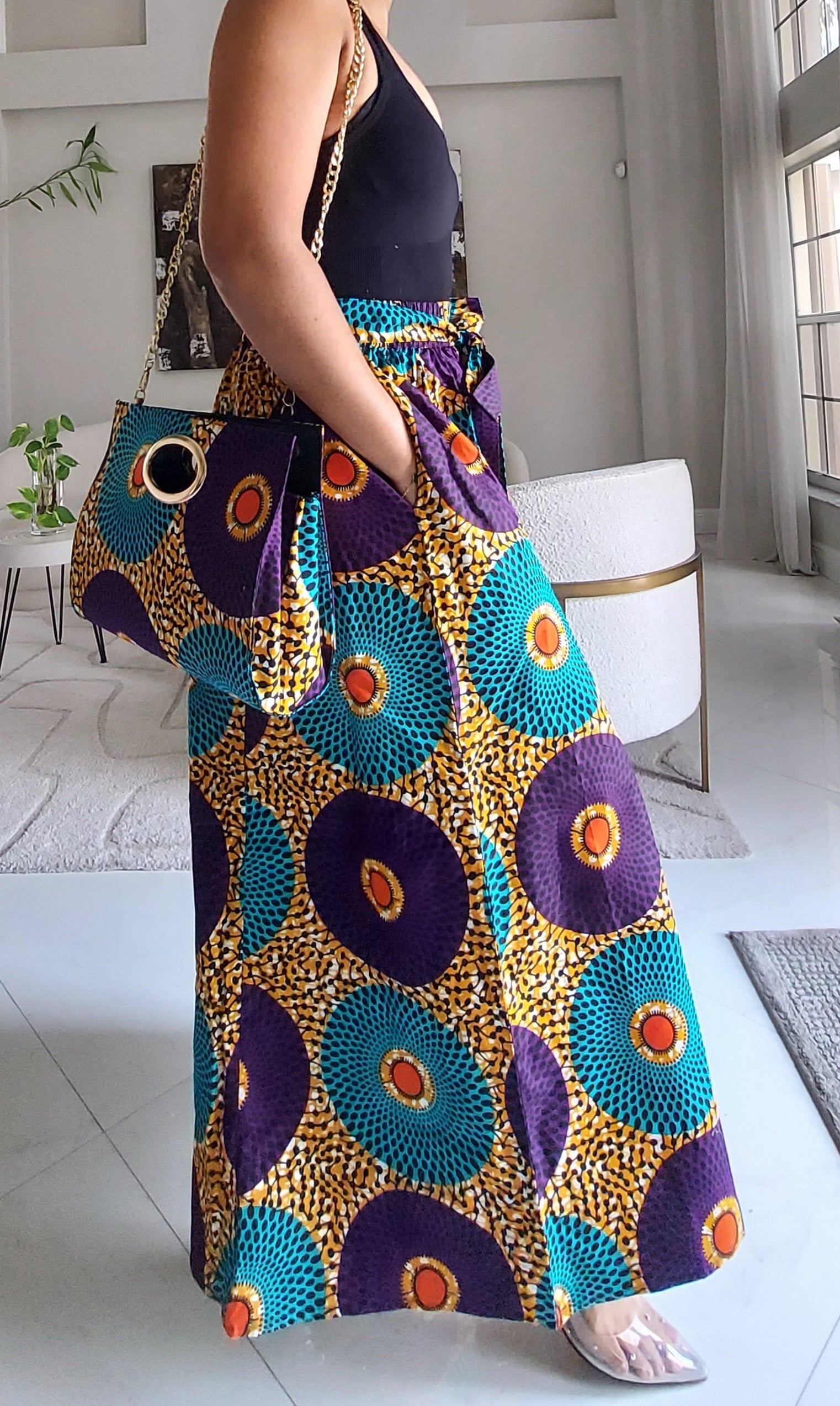 Combo palazzo Pant & Pocketbook Set  PS14