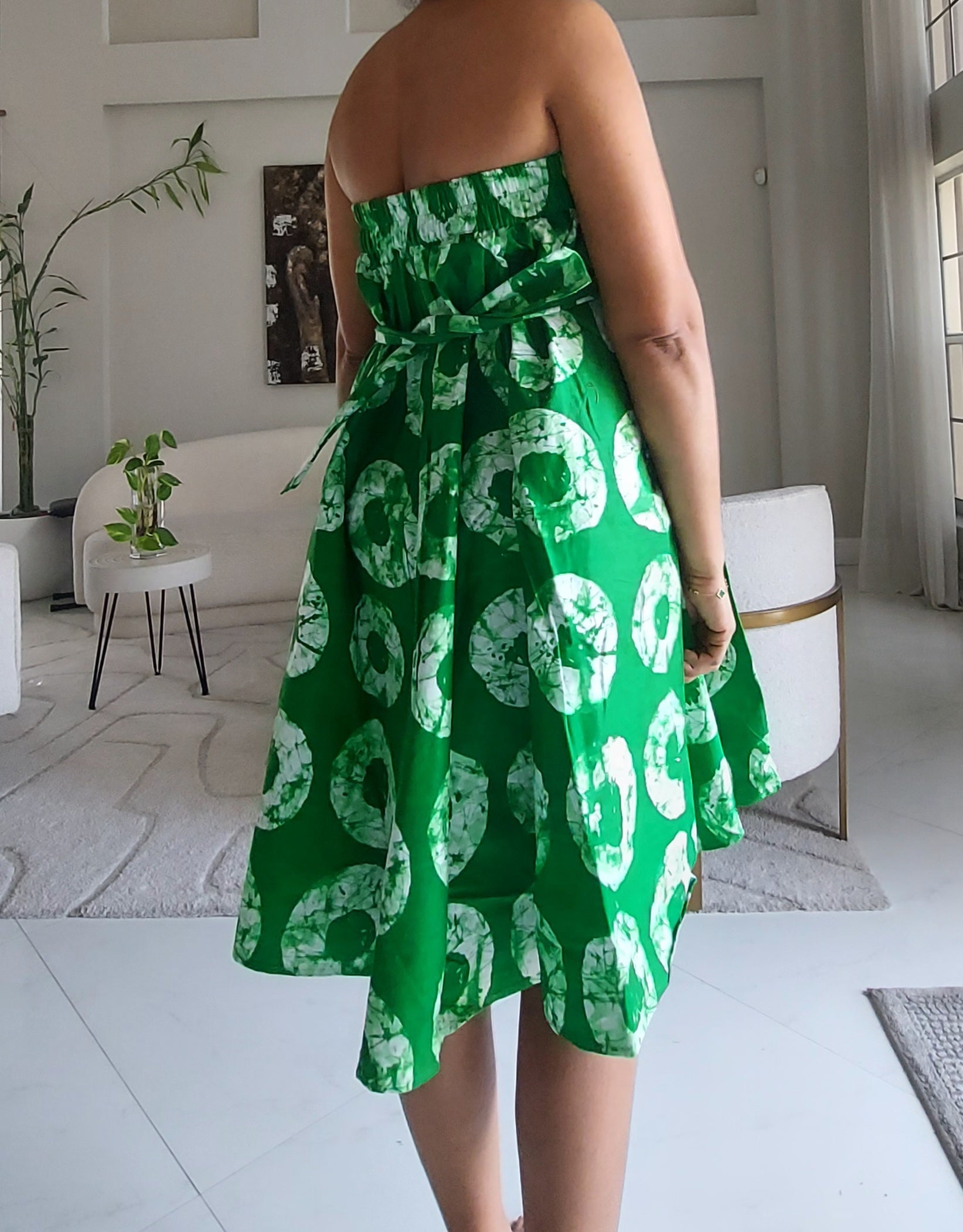 Ankara Midi Flare Skirt 1312 -I