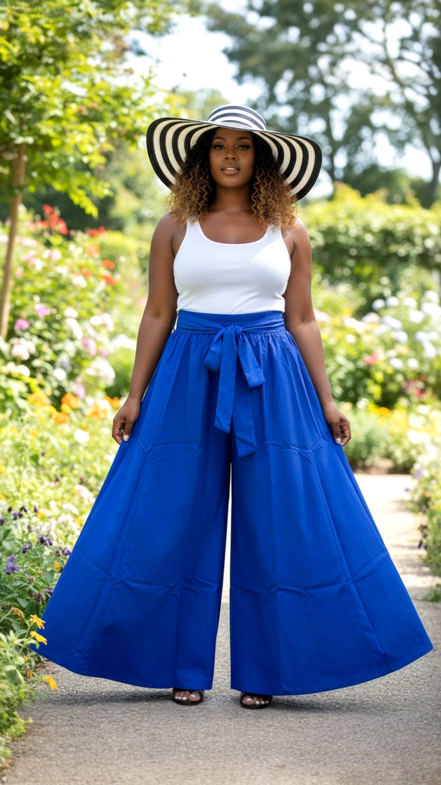 301-Women Solid Palazzo Pant