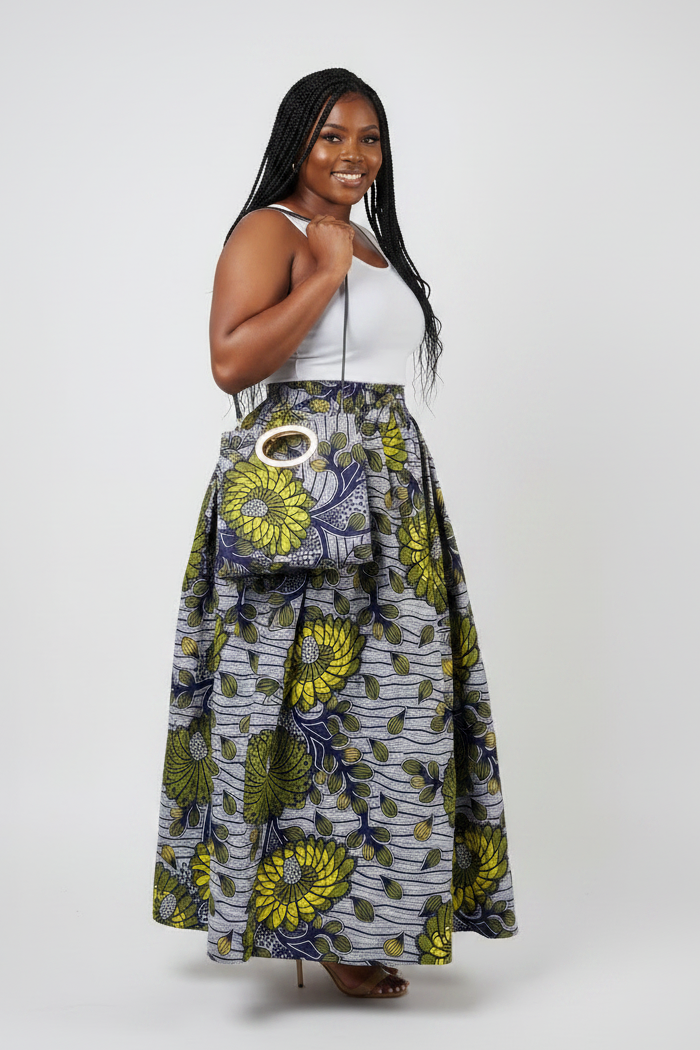 Combo Long Skirt & Pocketbook Set 2027-735