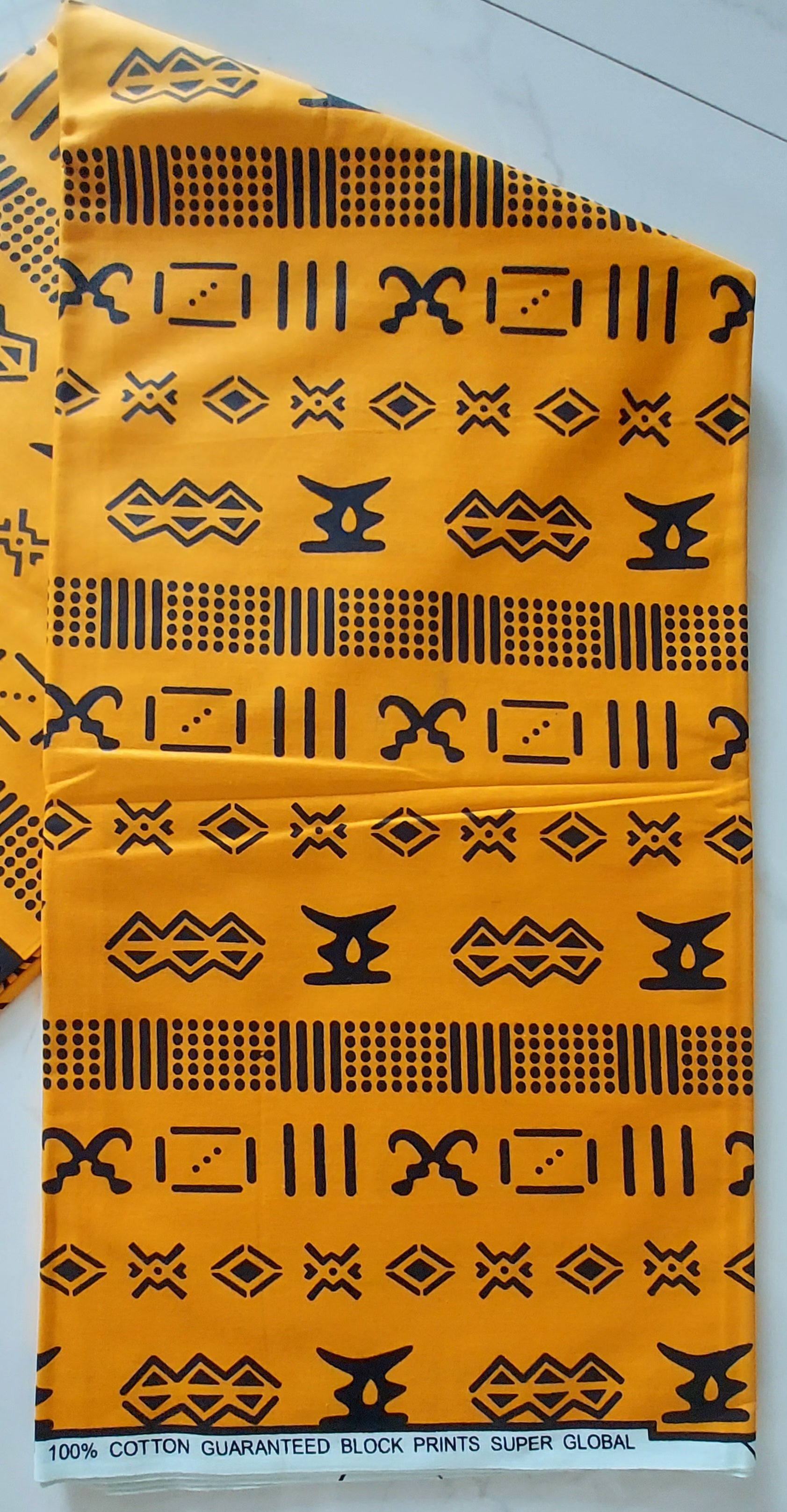 Raw Fabric/ 6 Yards / African Print FB111