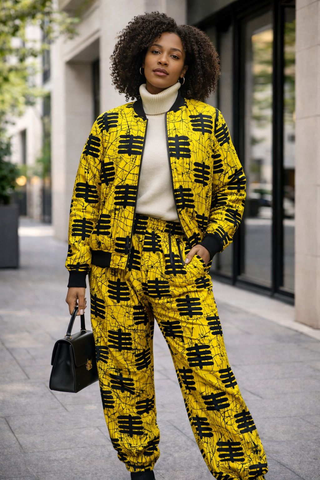 Tracksuit Set / Bomber Jacket & Slacks / Unisex FJ014-E