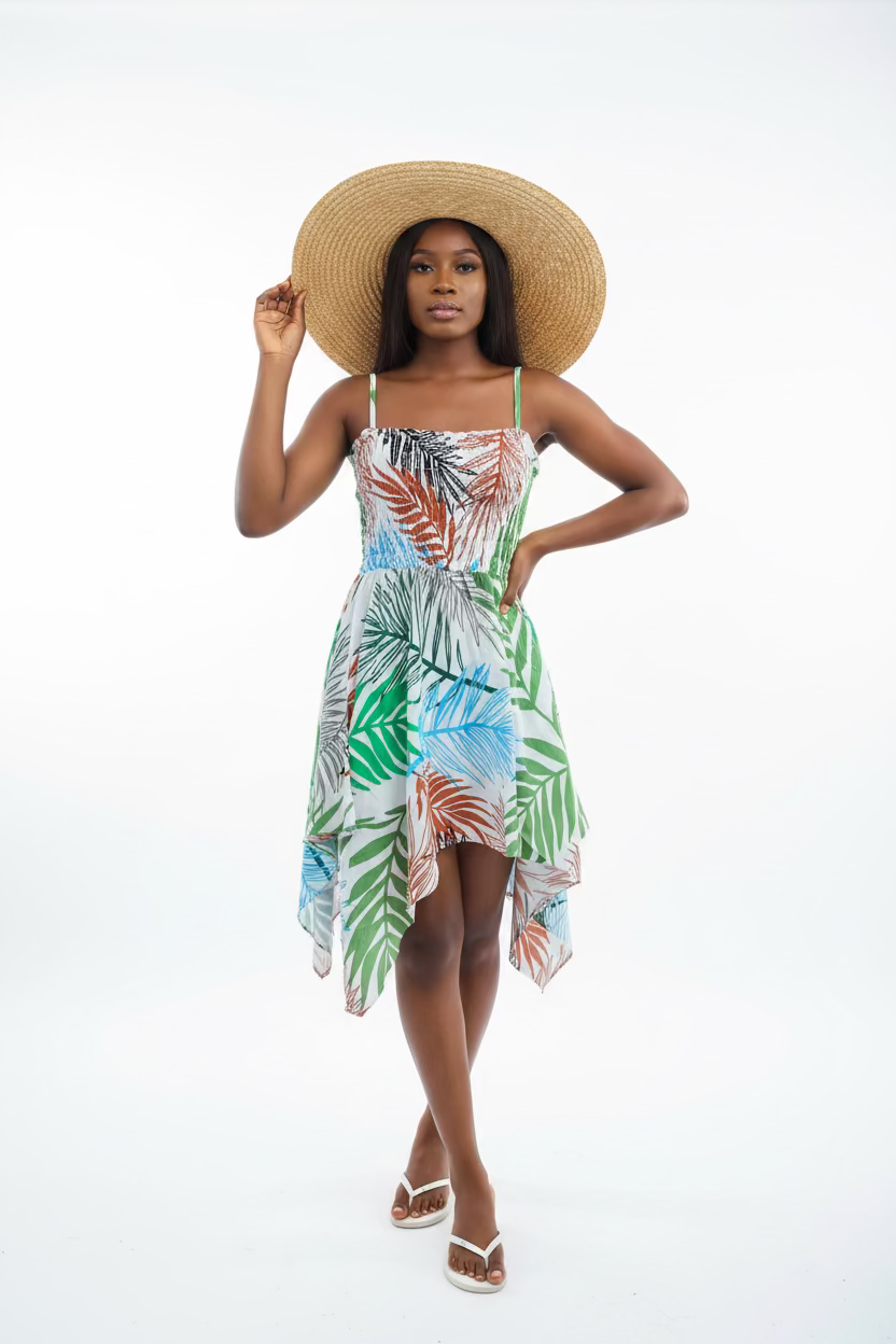 Hawaiian Floral Dress (6-Pack) -536R