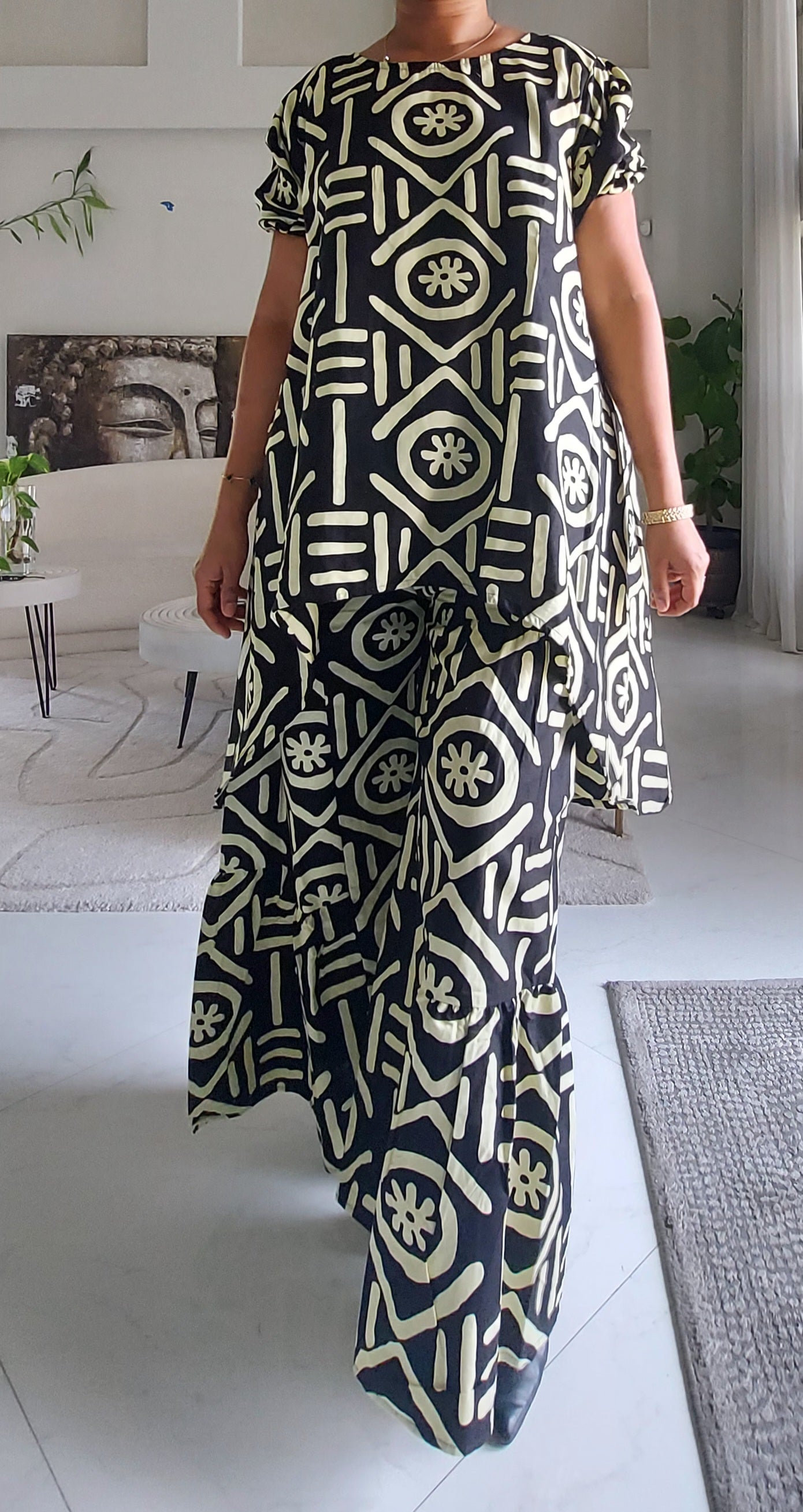 7772 - Woman Pant & Blouse Set