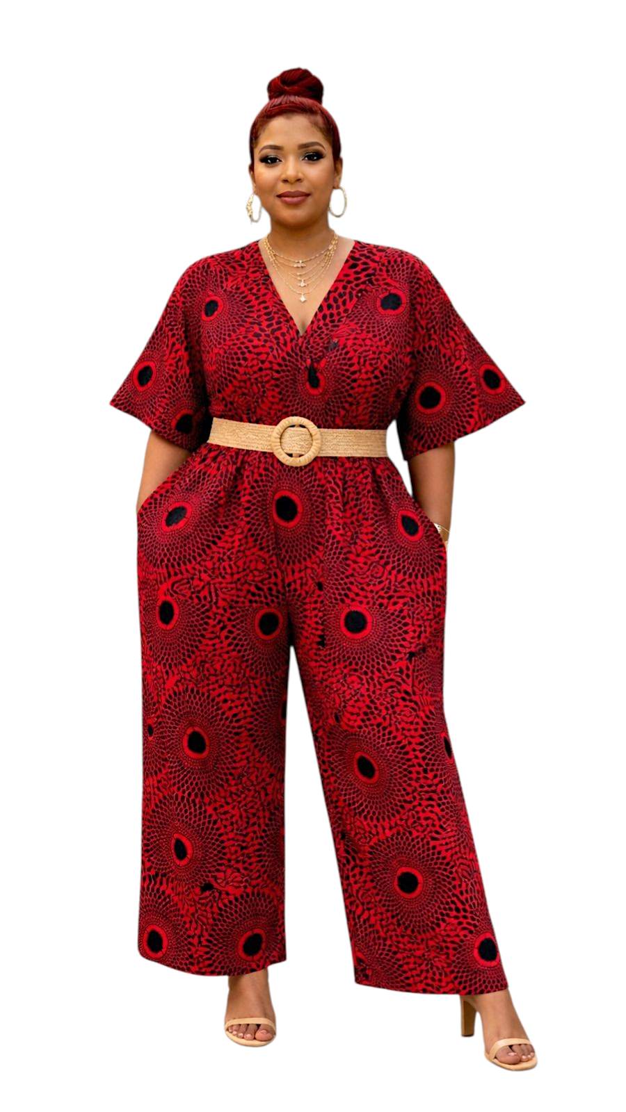 Ankara Wide-Leg Jumpsuit KVZ40 C
