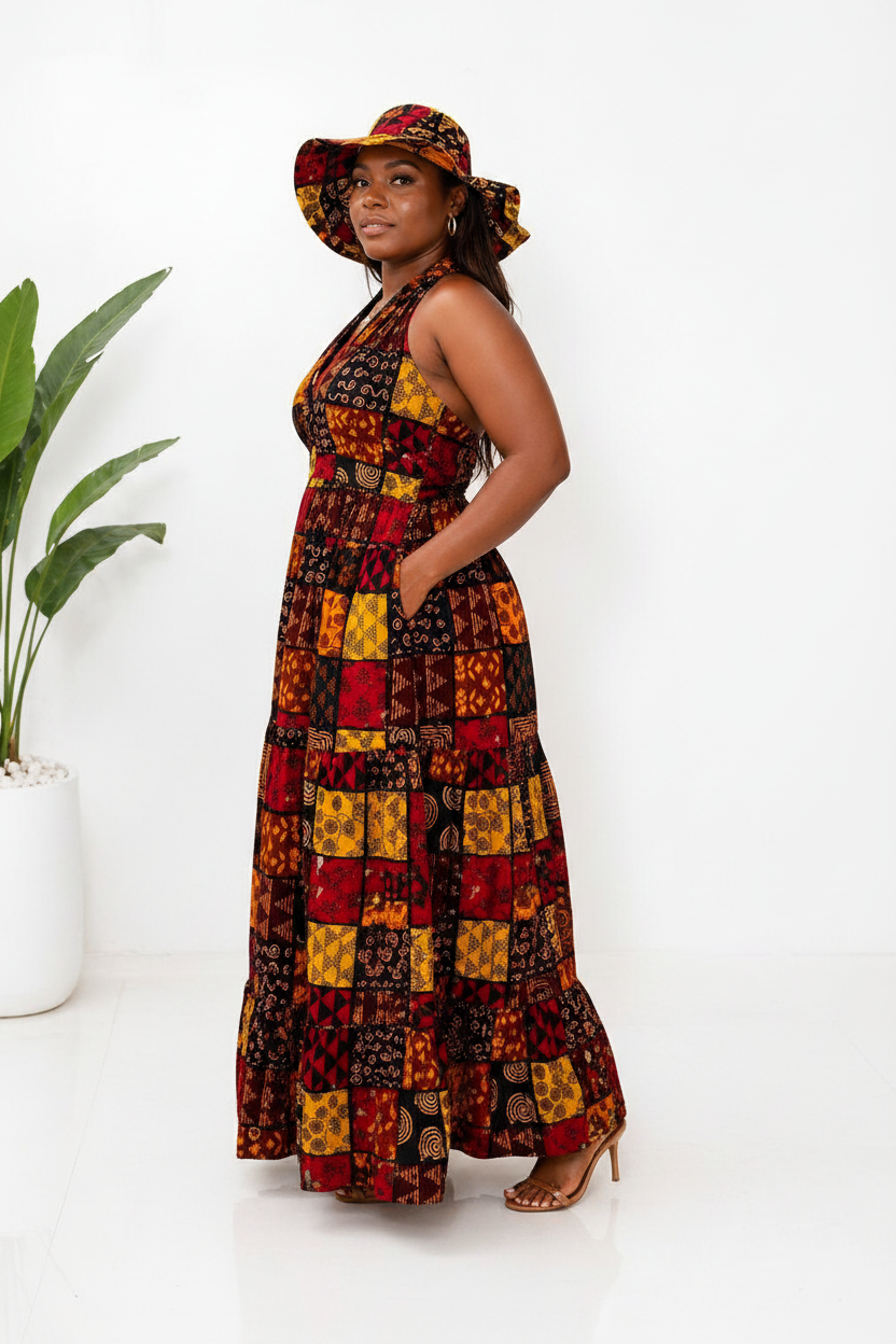 Long Dress With Hat
