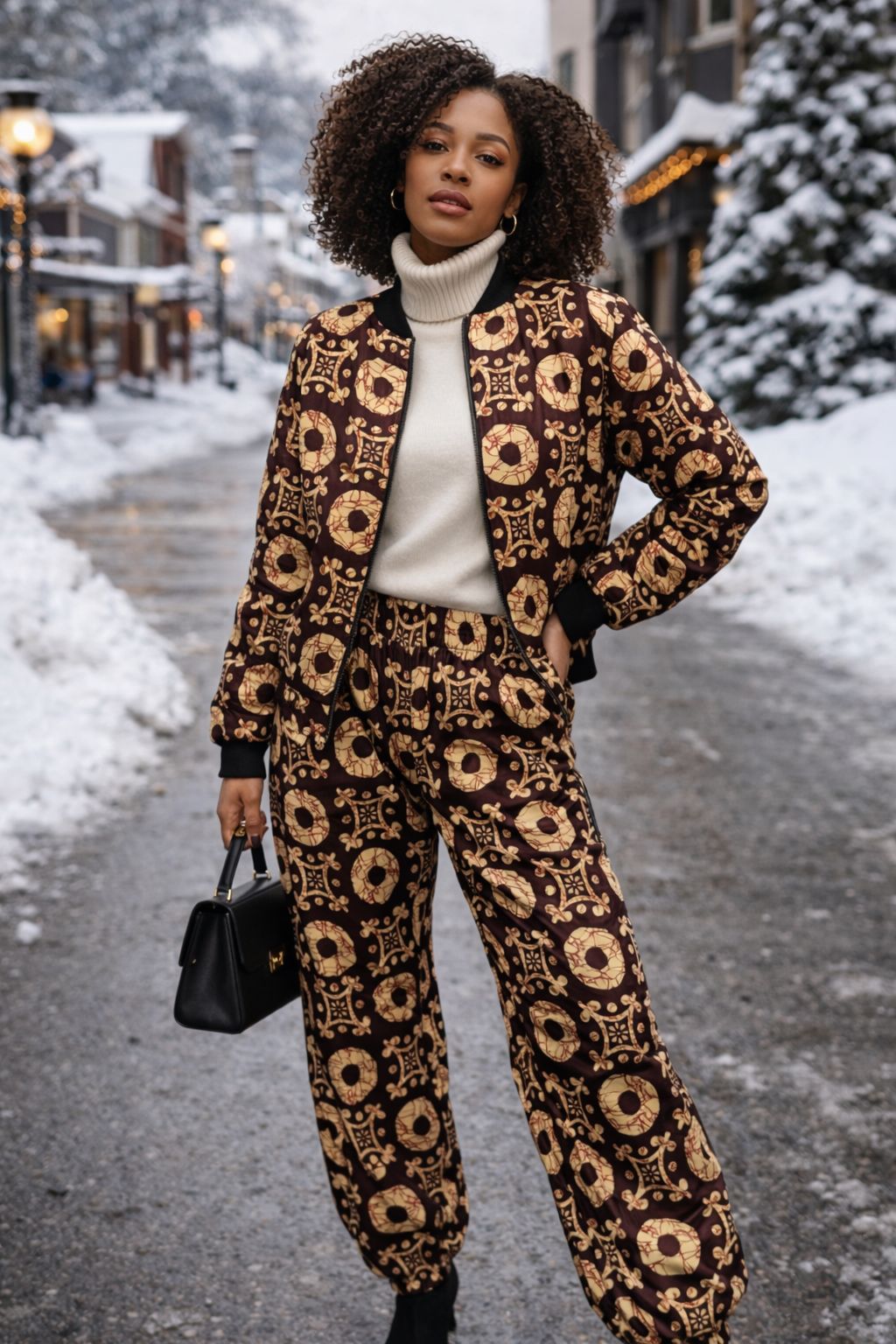 Tracksuit Set / Bomber Jacket & Slacks / Unisex FJ014-B