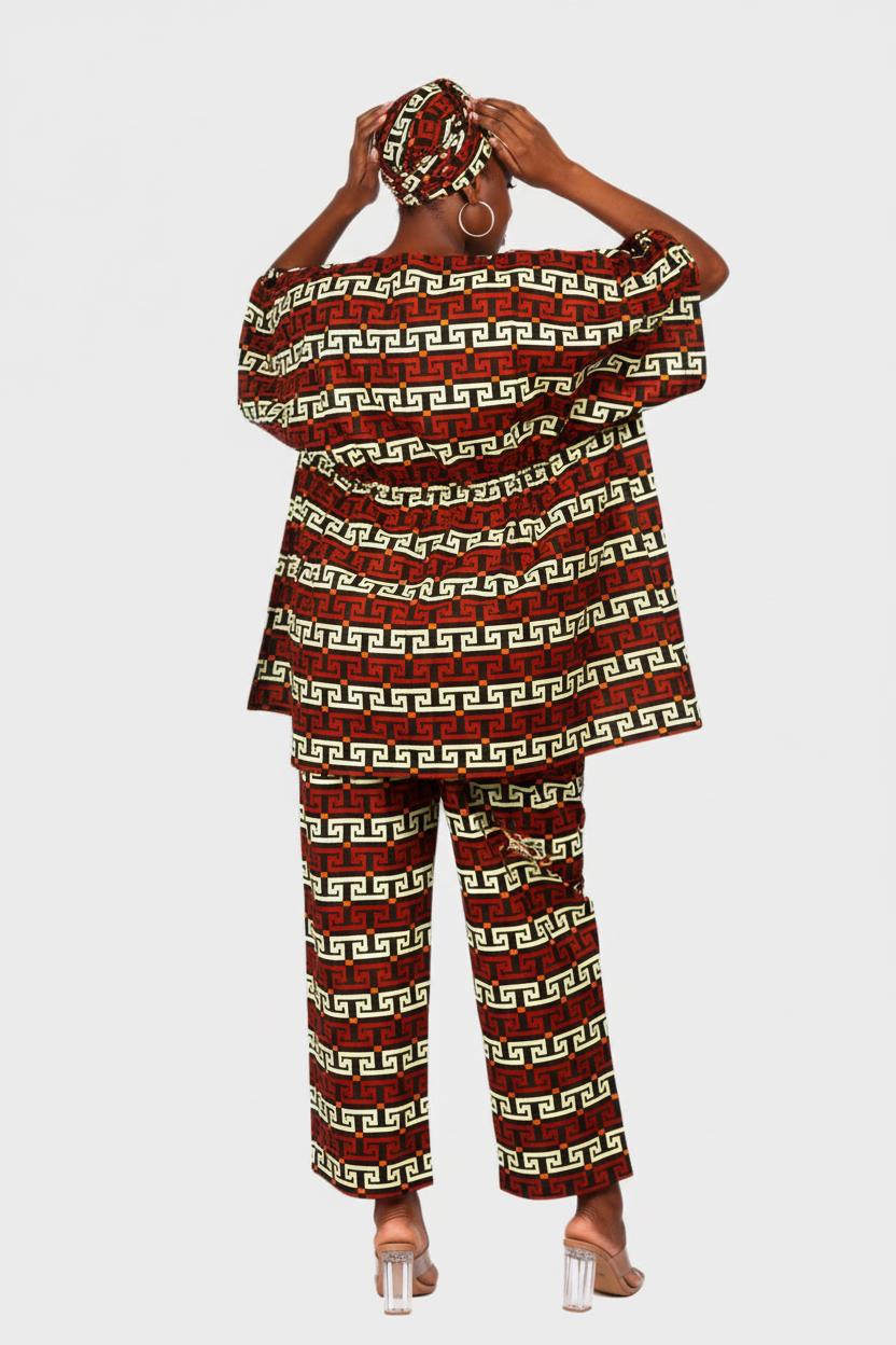 Peplum / kaftan Top & Pant Set 806