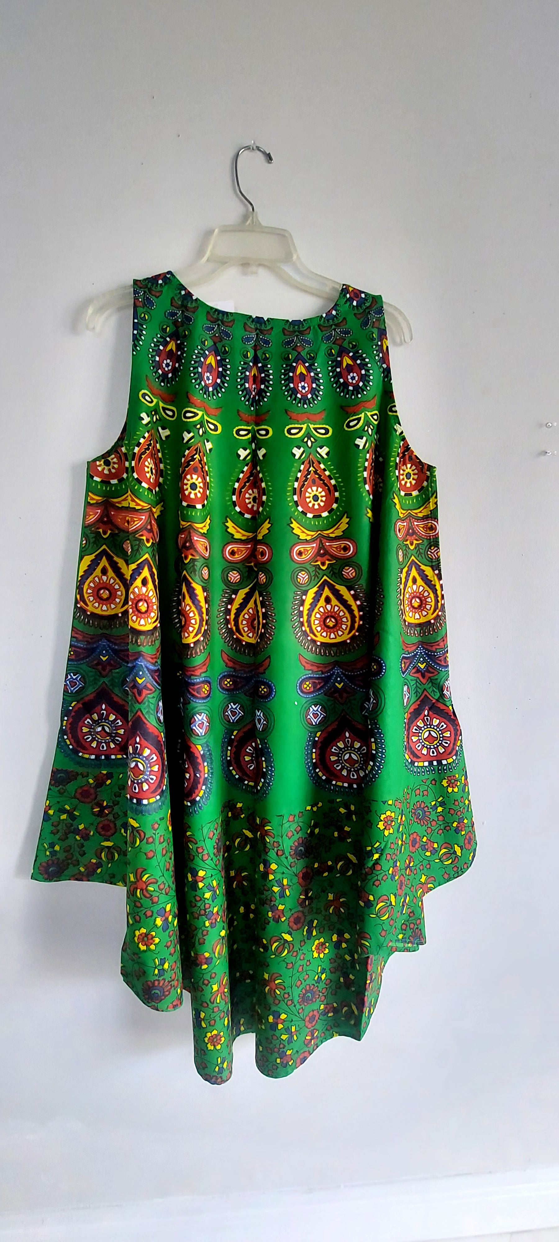 Women Cotton Umbrella Dress- Mandala Print 201