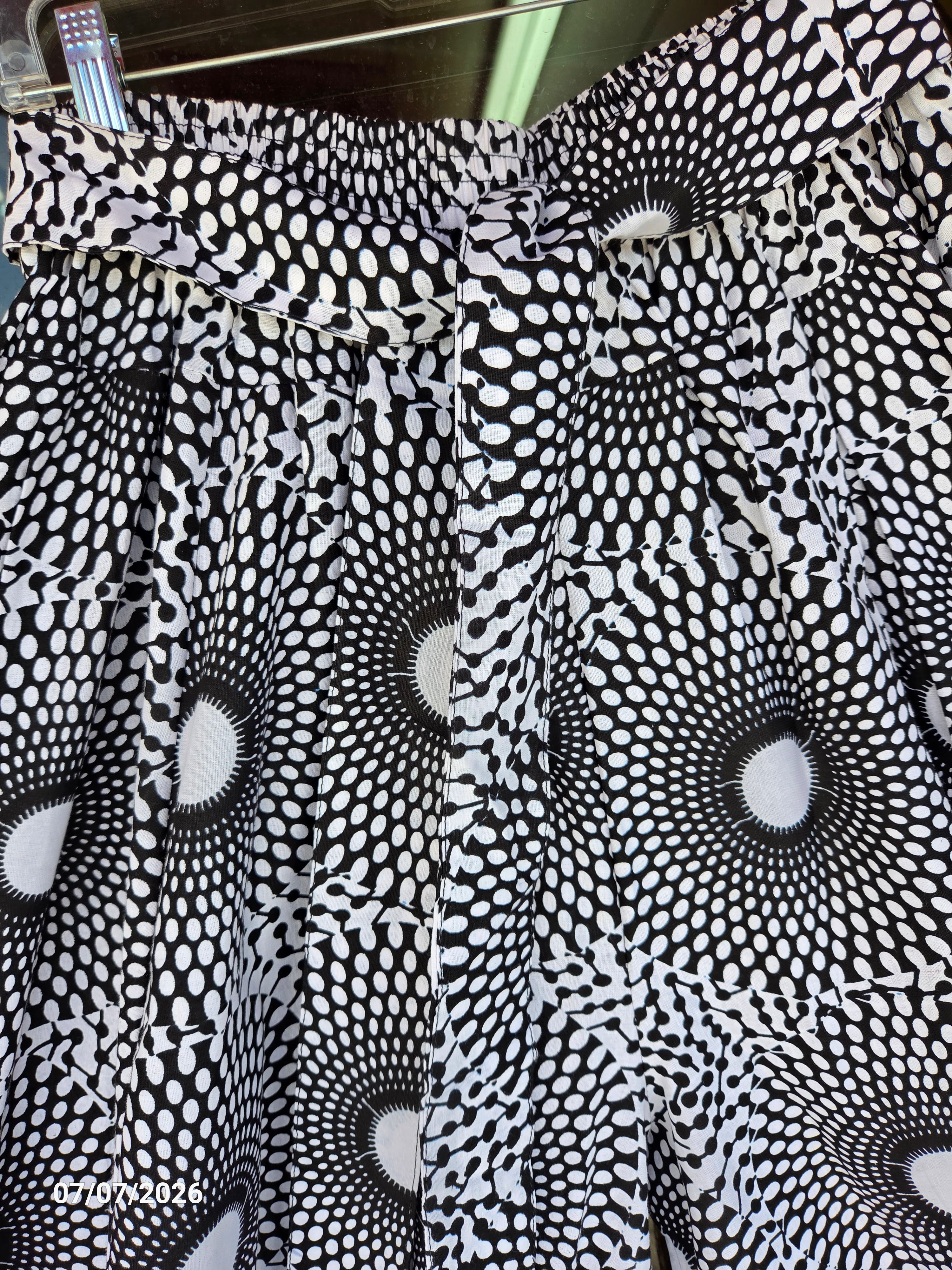 Palazzo Pant Black/White 701 - 57