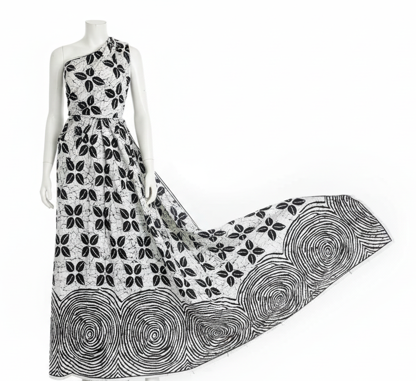 Raw Fabric/ 6 Yards / African Print - 11