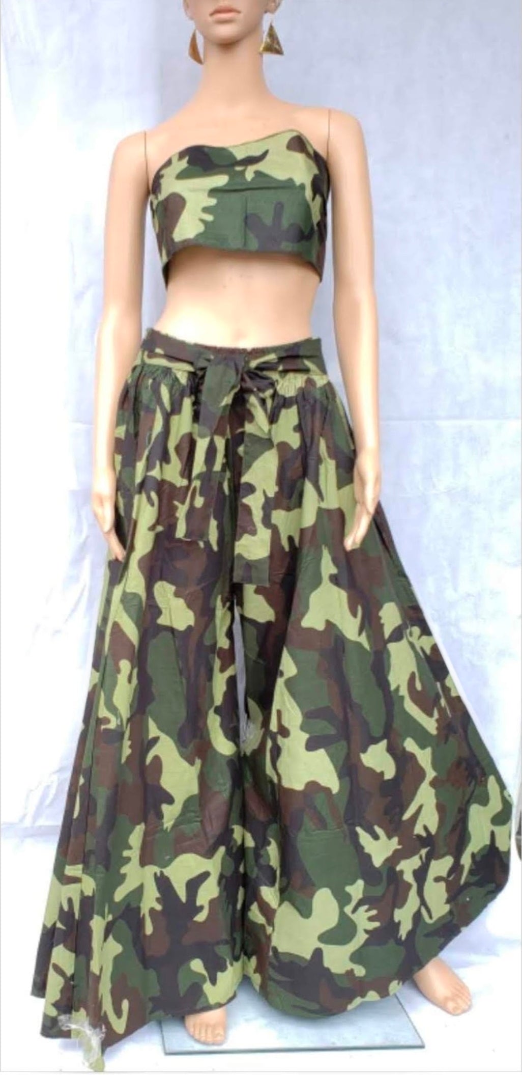 Palazzo Pant With Head Scarf - 44