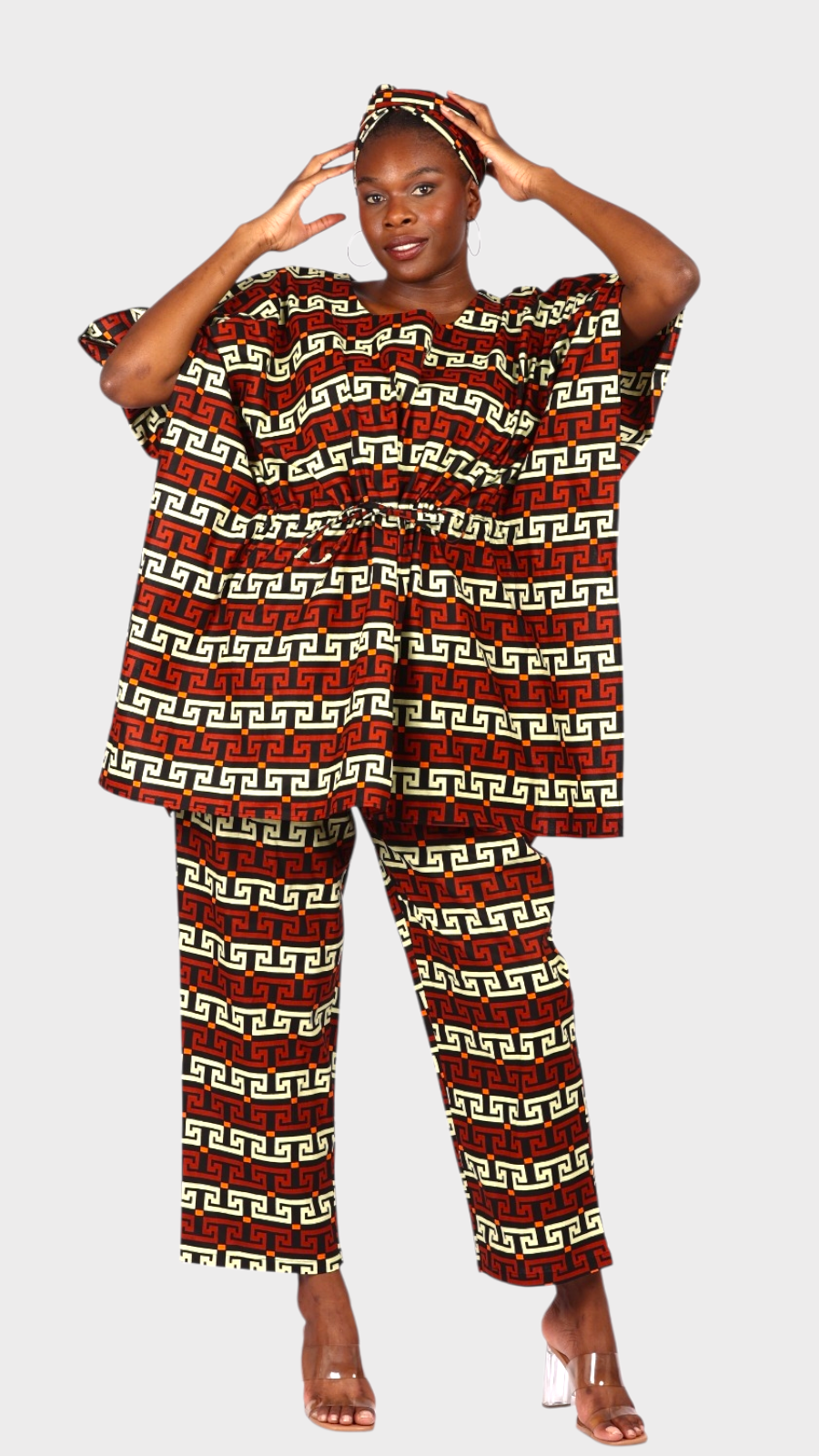 Peplum / kaftan Top & Pant Set 806