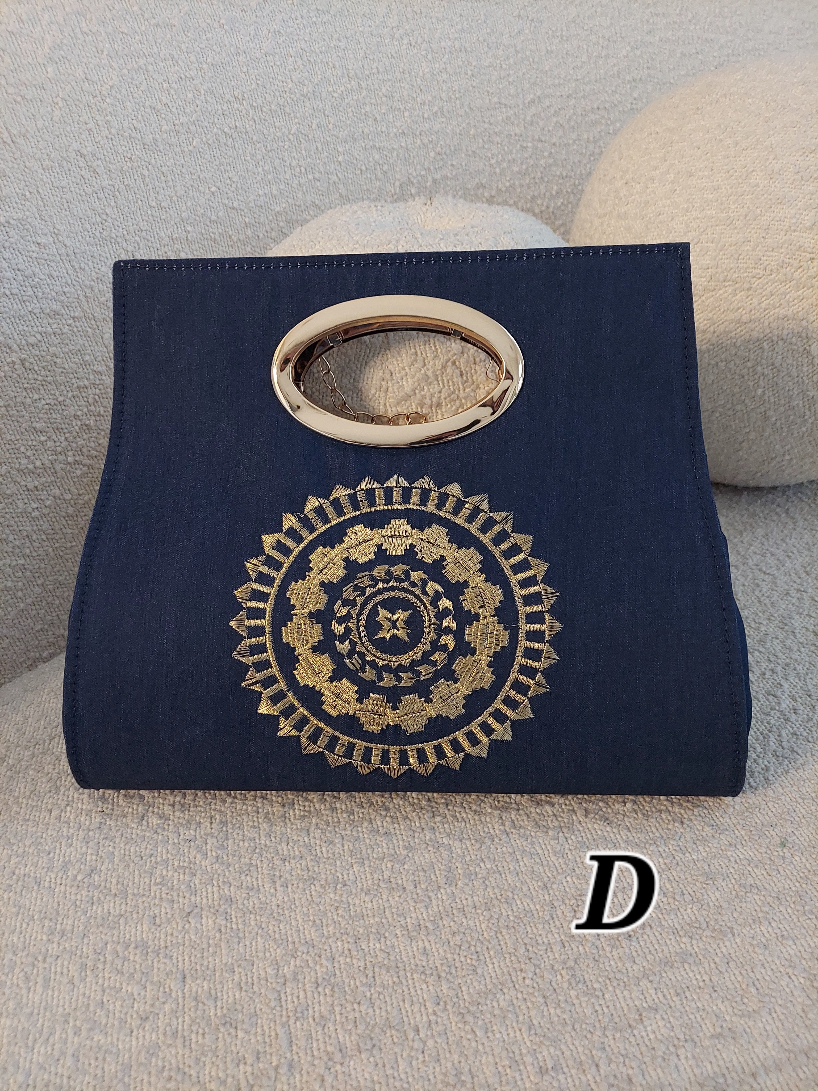 Clutch Purse/ Cross Body - Denim