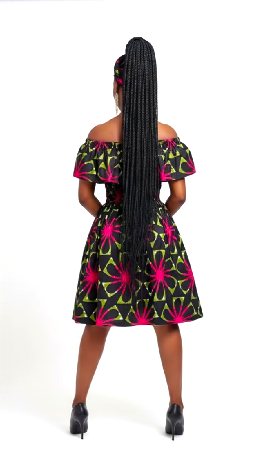 3014M- Middi  Dress - Floral Print 67