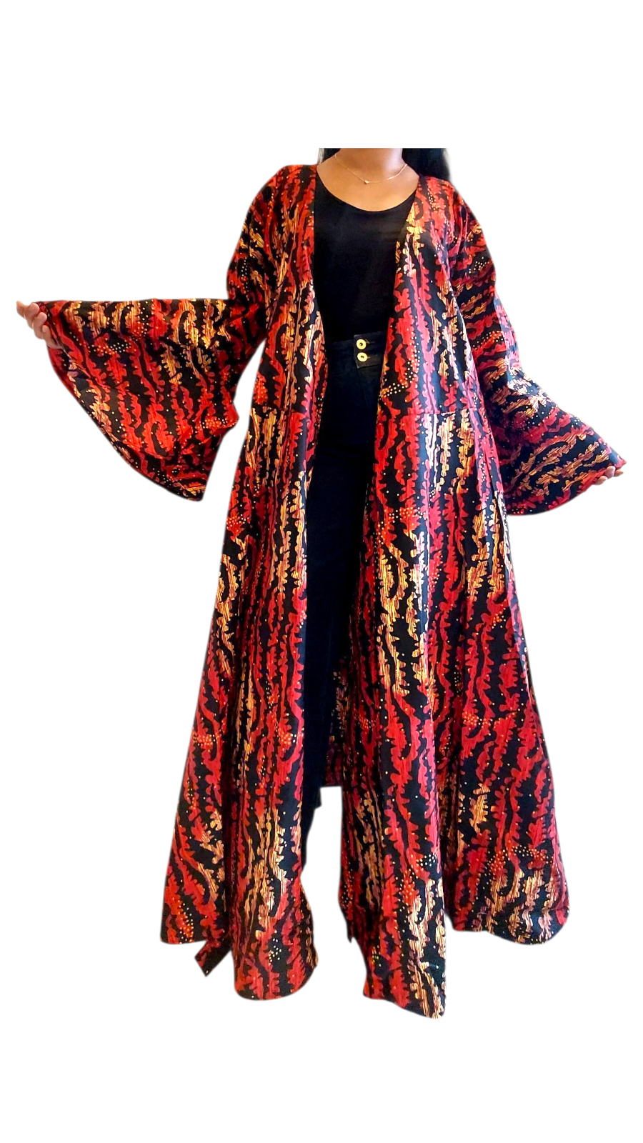 Wrap Dress/ Ankara Print -