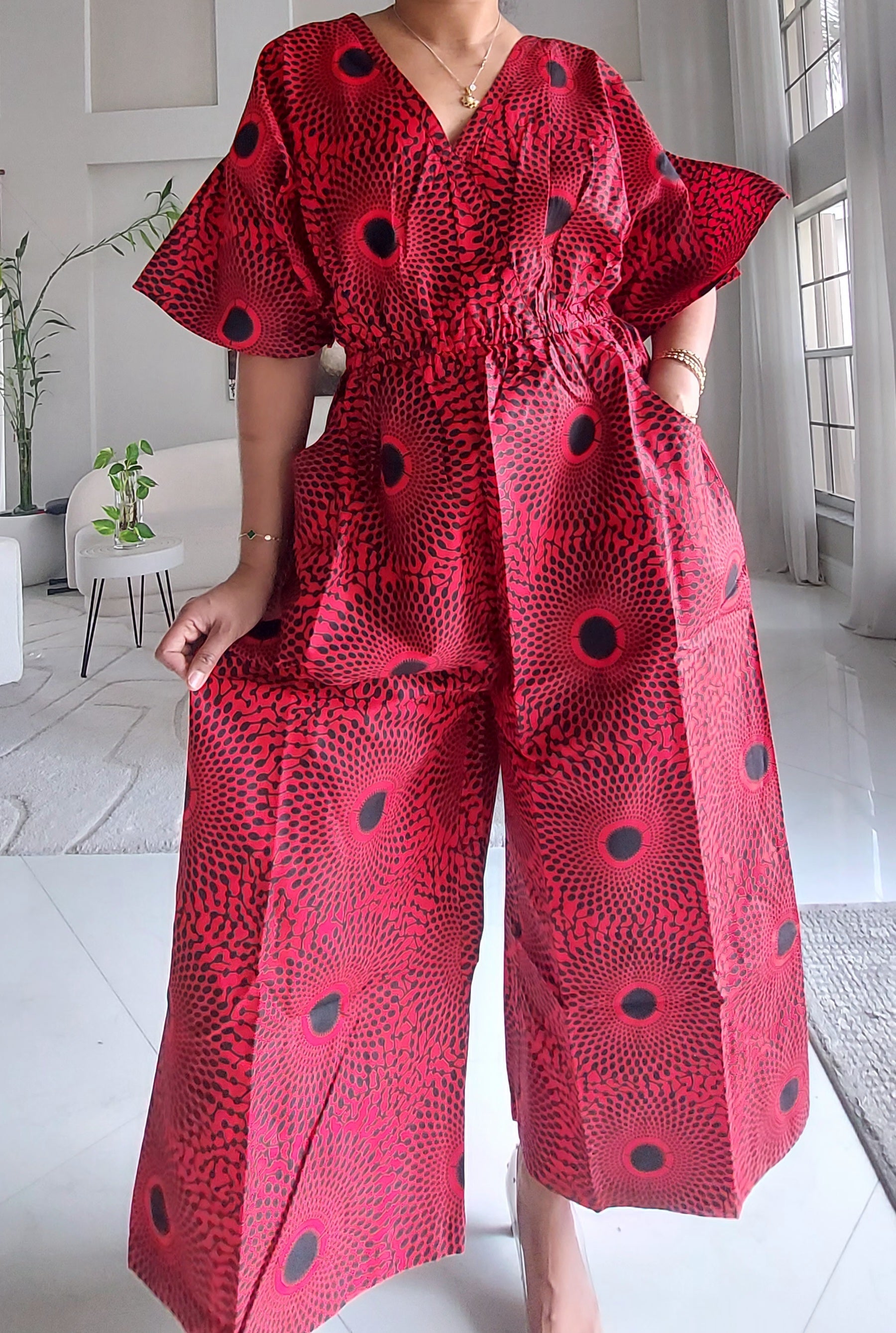 Ankara Wide-Leg Jumpsuit KVZ40 C