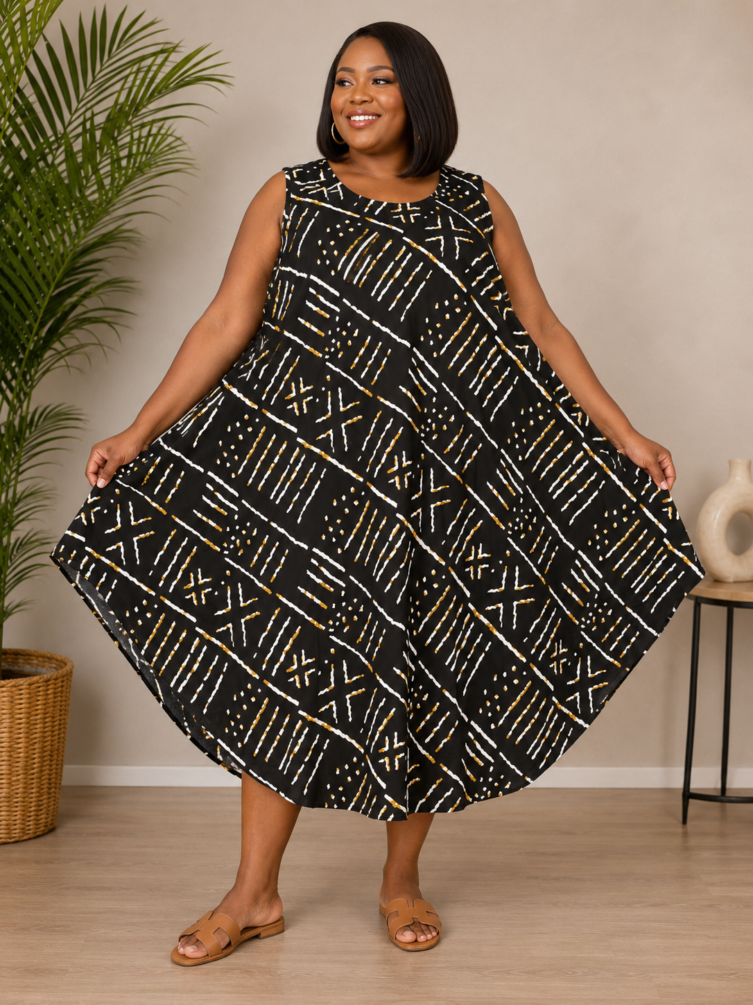 Umbrella Dress/Ethnic Sun Dress