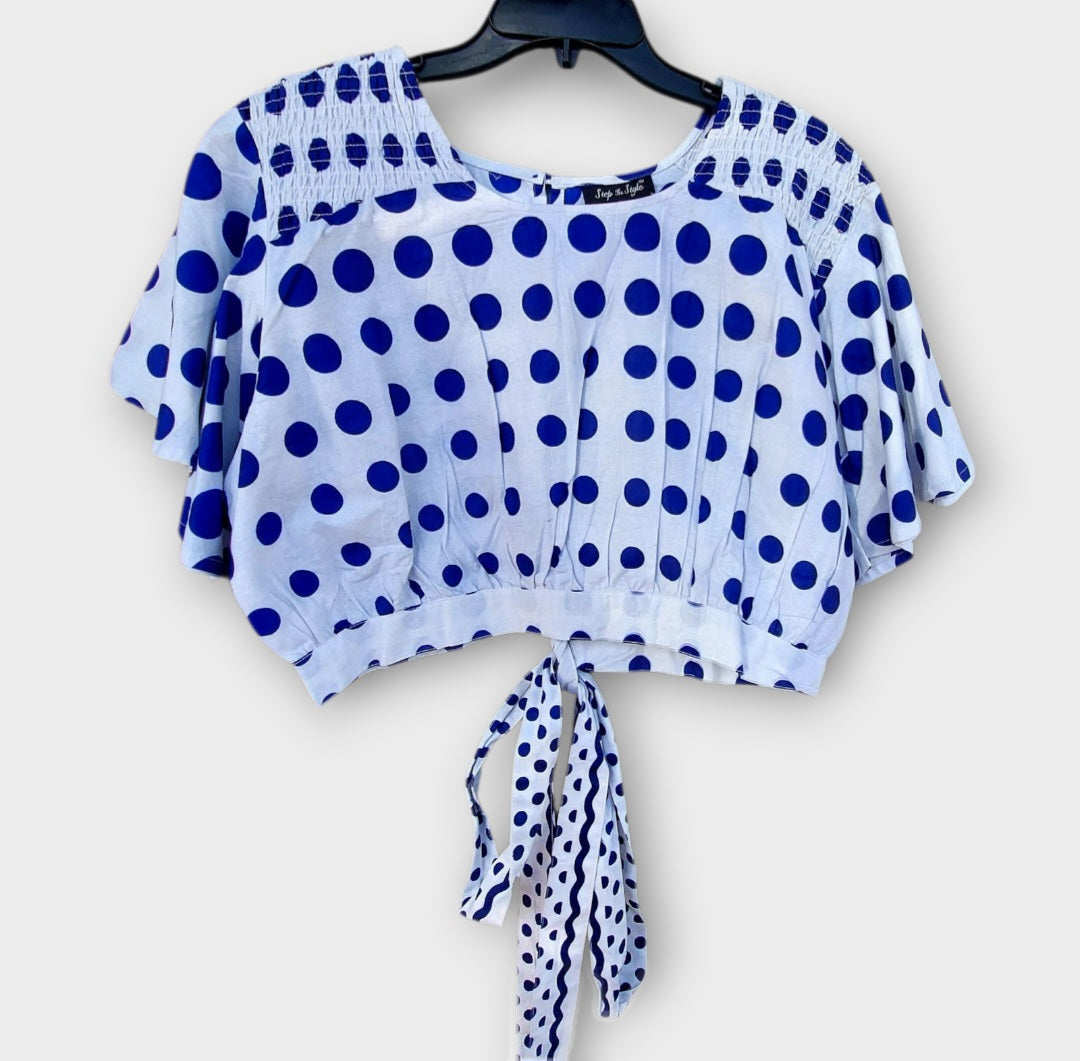 Crop Top/ Polkadot- 607-50