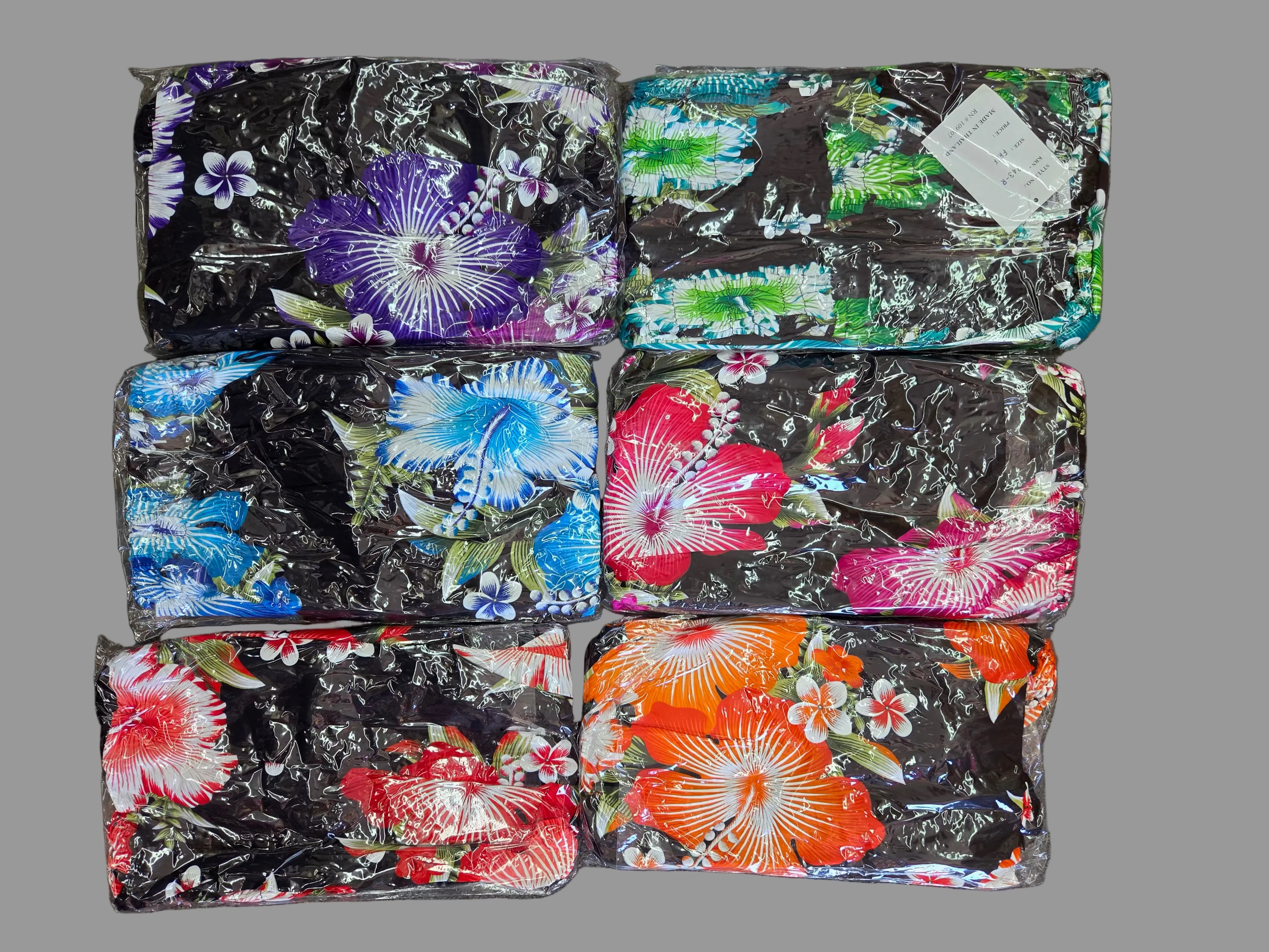 Hawaiian Floral Dress - Long 743R