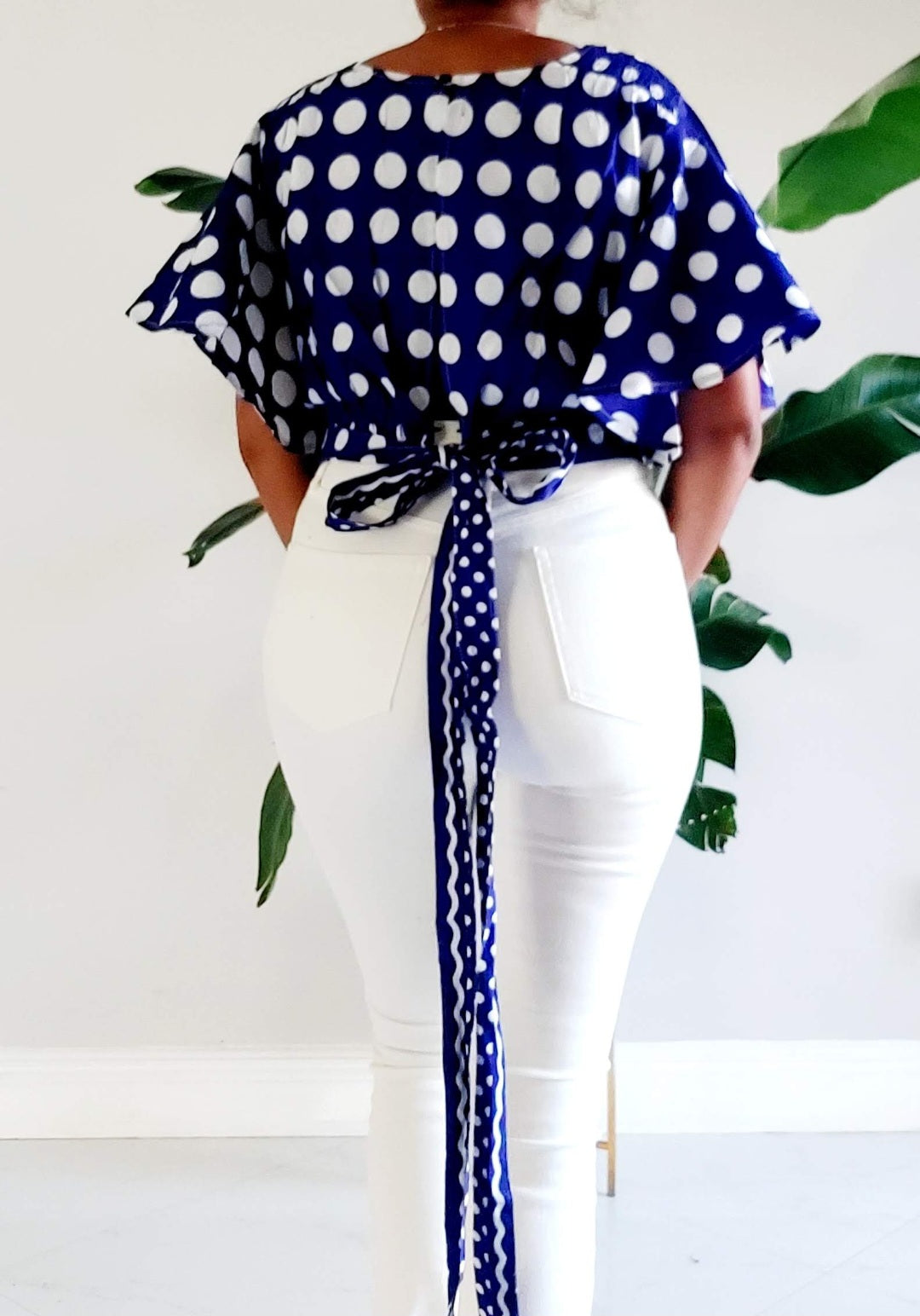 Crop Top/ Polkadot- 607-50