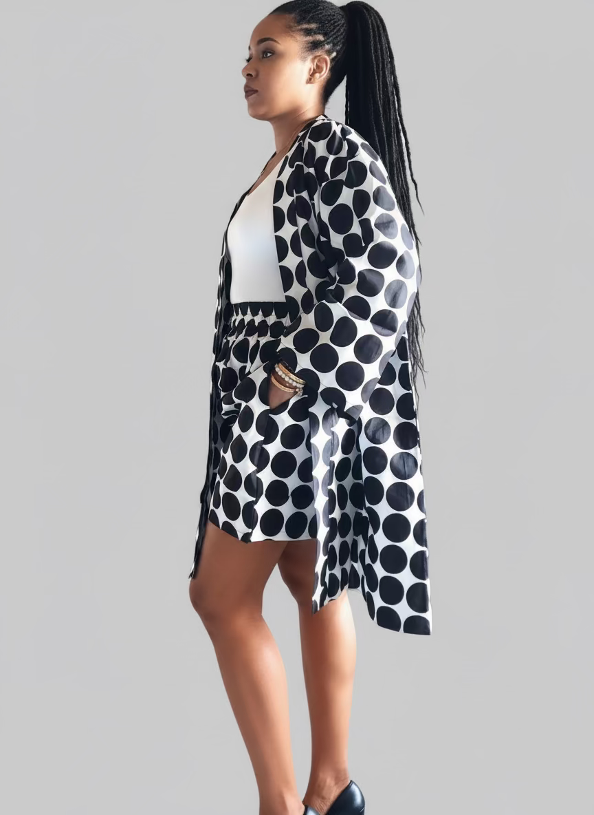 Kimono Shorts Set / Shorts & Kimono 012 F