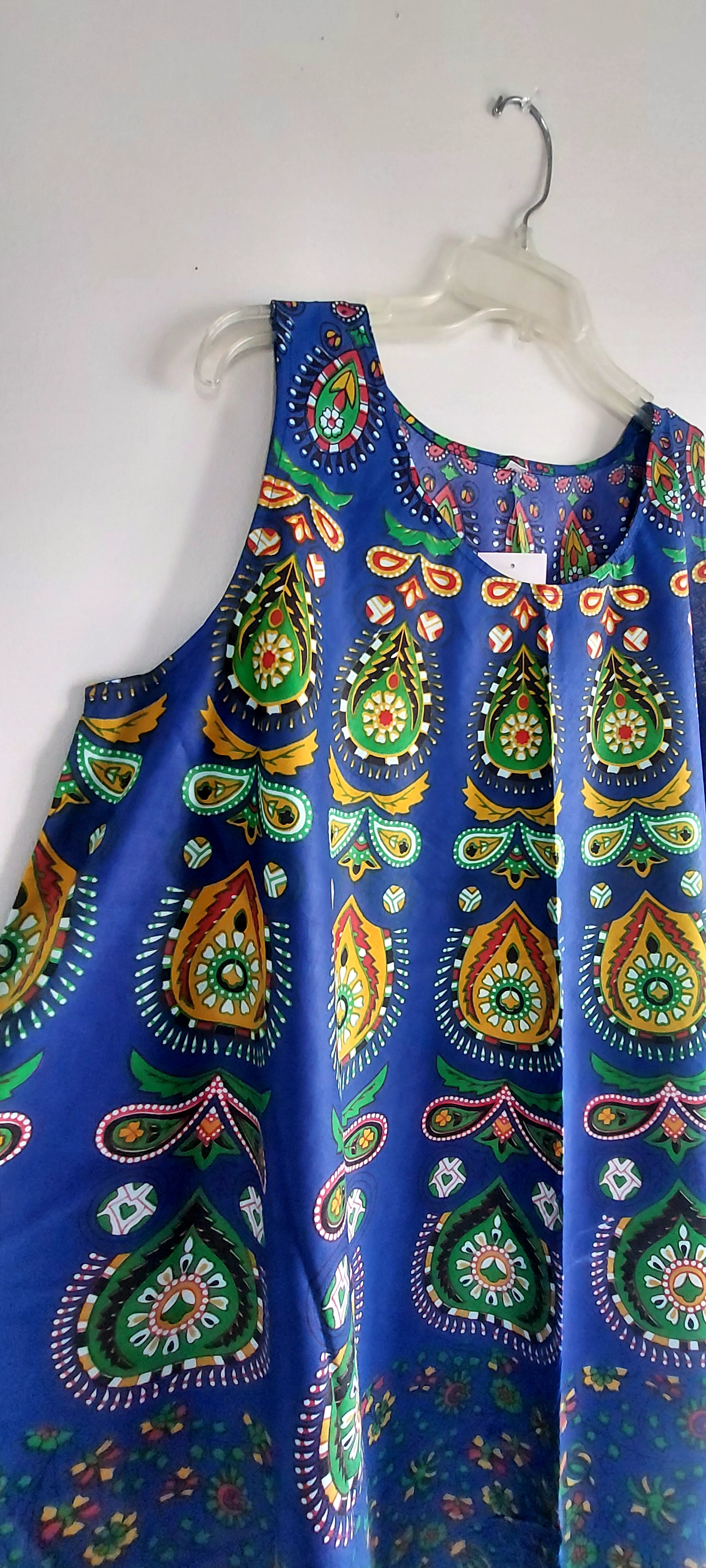 Women Cotton Umbrella Dress- Mandala Print 201