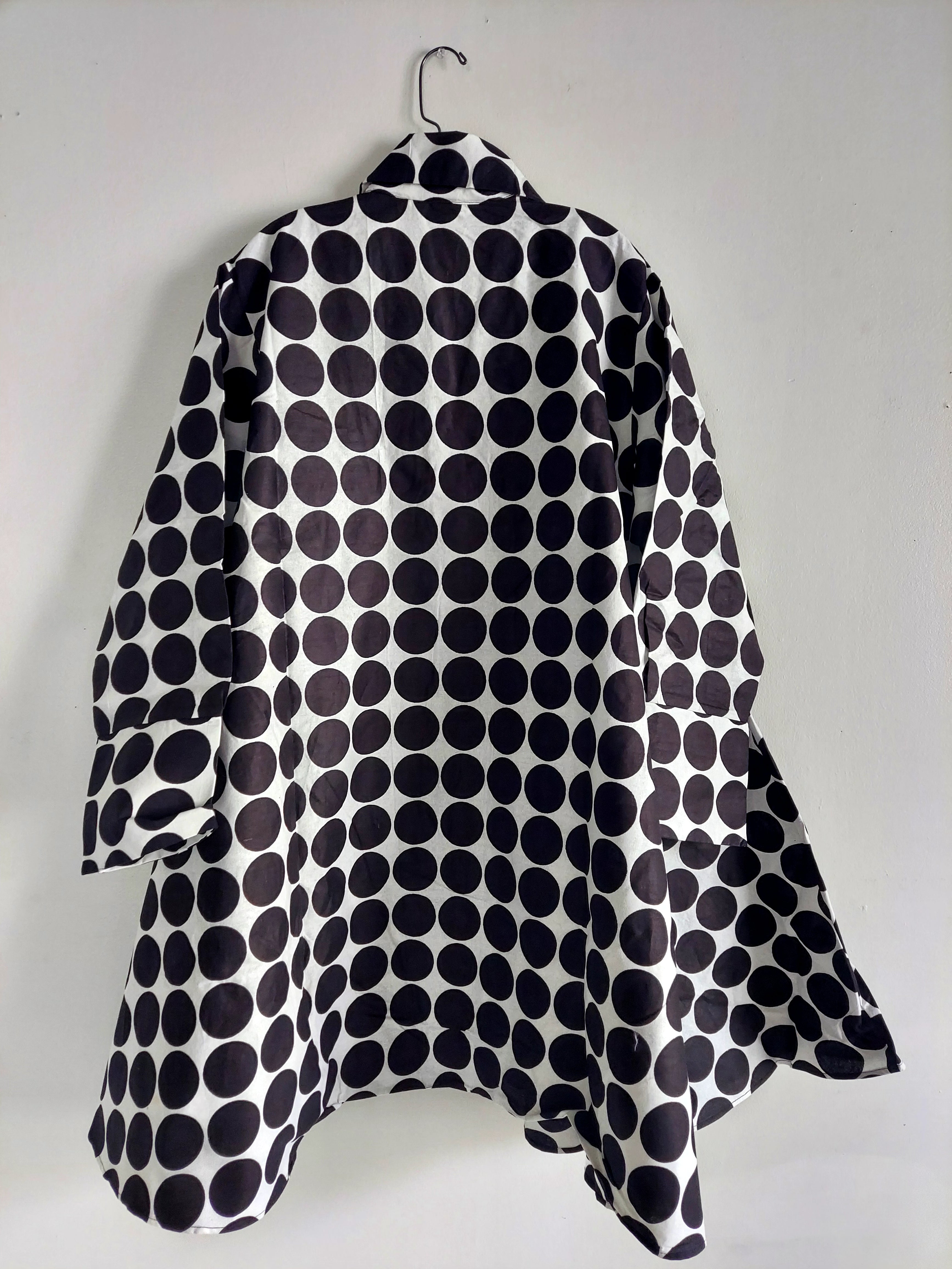 Cotton Swing Dress / Top Polkadot - DRS029