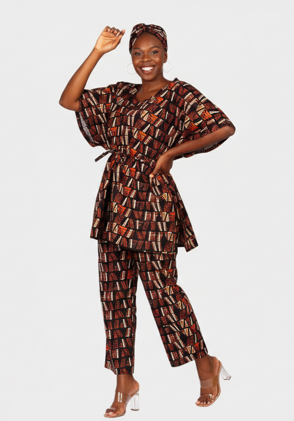 Peplum / kaftan Top & Pant Set 806