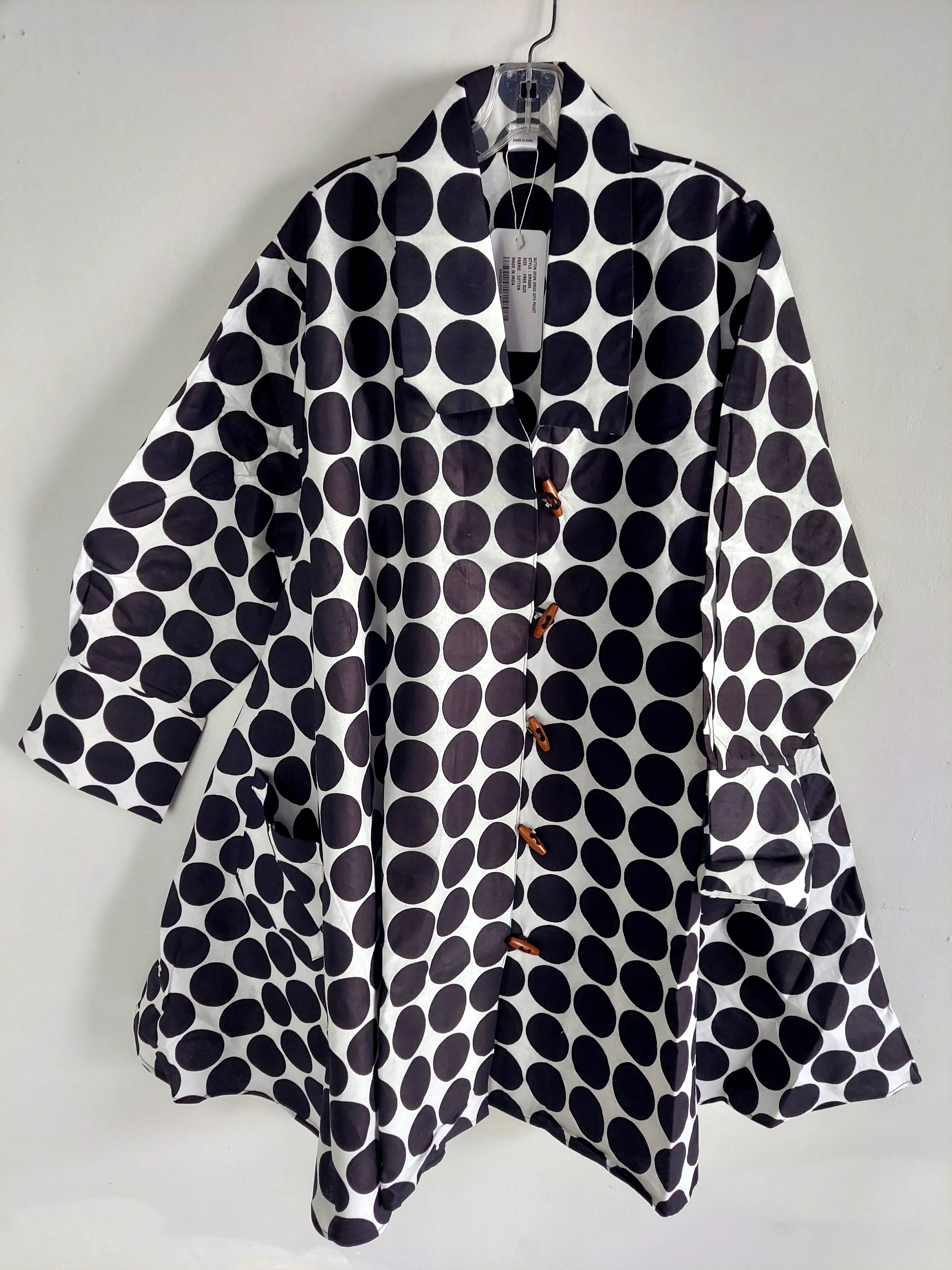 Cotton Swing Dress / Top Polkadot - DRS029