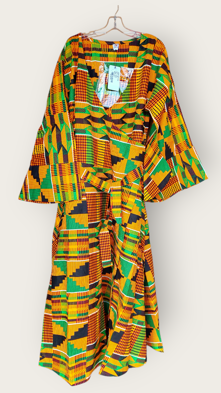 Wrap Dress / Ankara Print - 1360 A