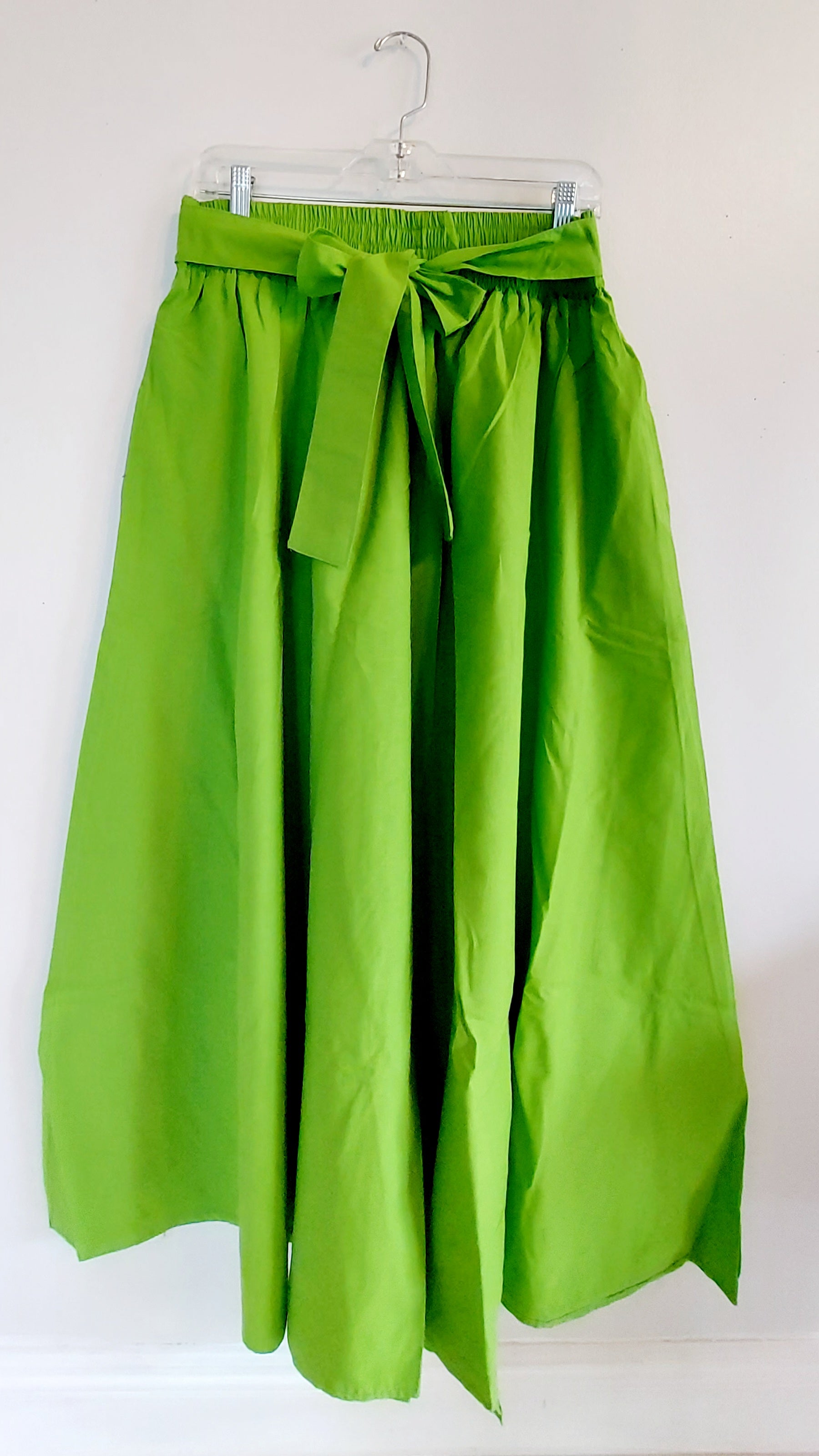 Cotton Maxi Skirt - 7001 Lime